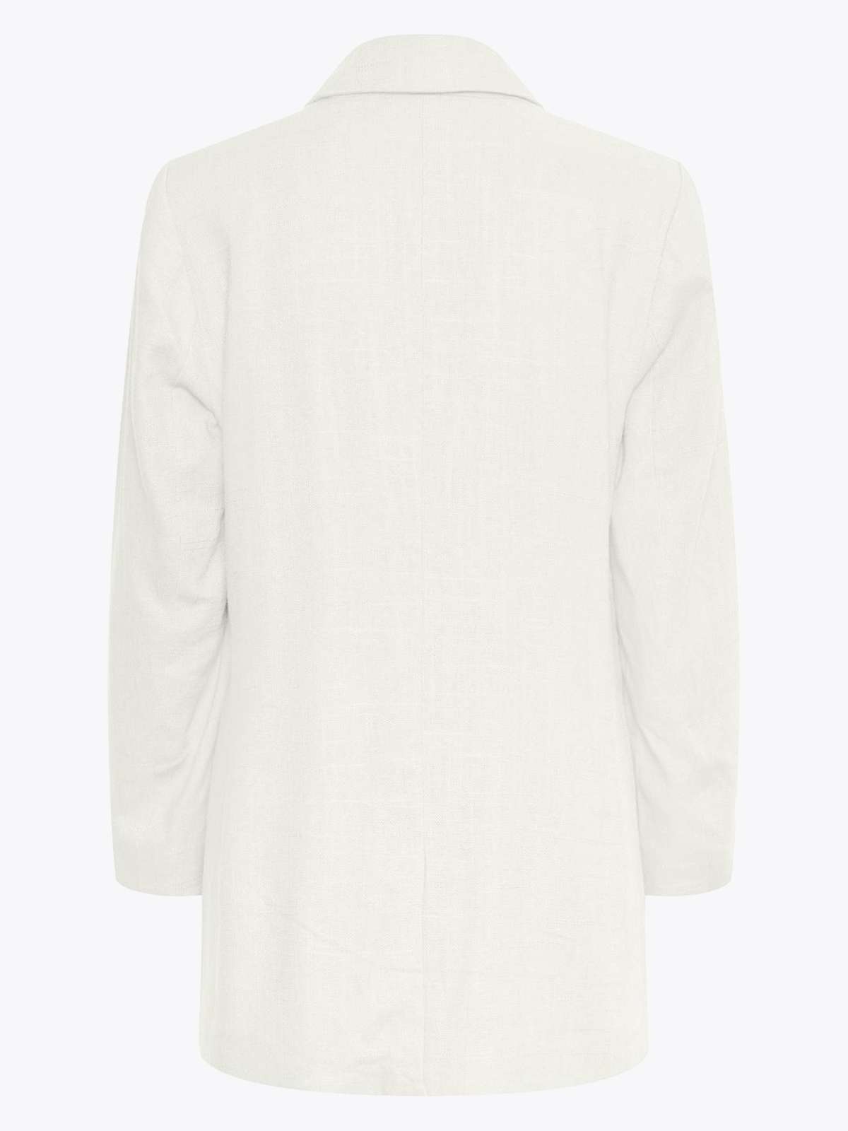 YAS YASELLI LS NOOS - Blousejurk - star white/wit YAS YASELLI LS NOOS - Blousejurk - star white/wit