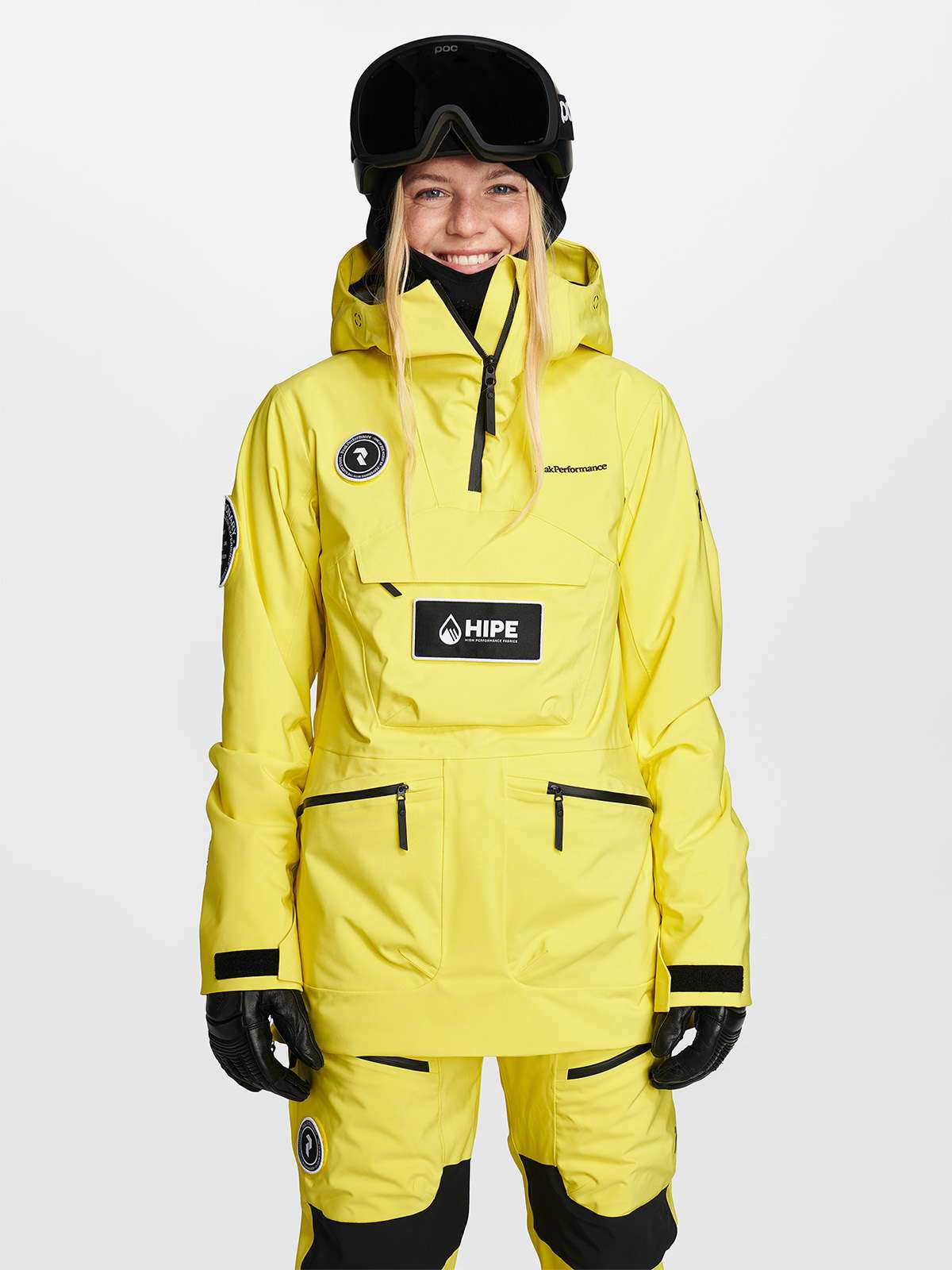 Peak Performance Vertixs 2L Jacket Patch - Gul | Getinspired.no