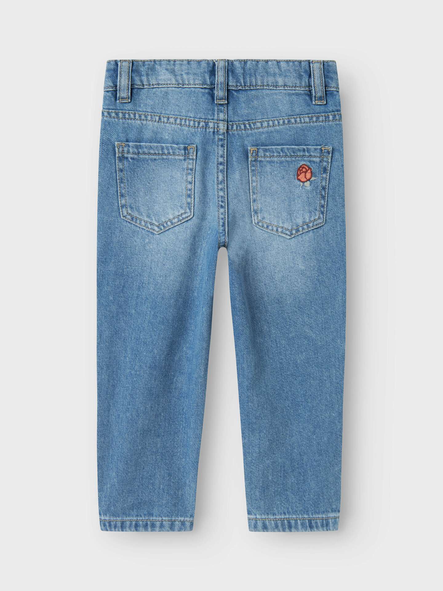 NAME IT Nittera Skinny DNM Pant - Jeans Bimba In Cotone Con Elastan, Vita Media, Chiusura Con Bottone E Zip - 6
