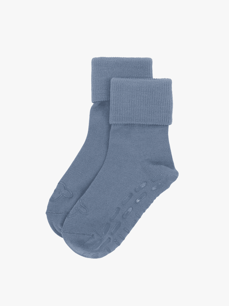 NAME IT NMMWAKSI Wool Terry Sock XXIII Calzini, Dark Grey Melange, 25W / 27L Bambino