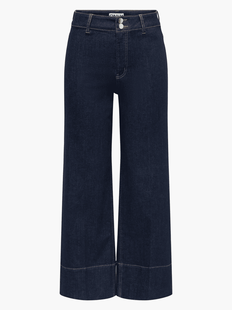 SELECTED FEMME Slfwide Bea-Kori Hw Jeans Noos, donkerblauw (dark blue denim), 29W / 32L