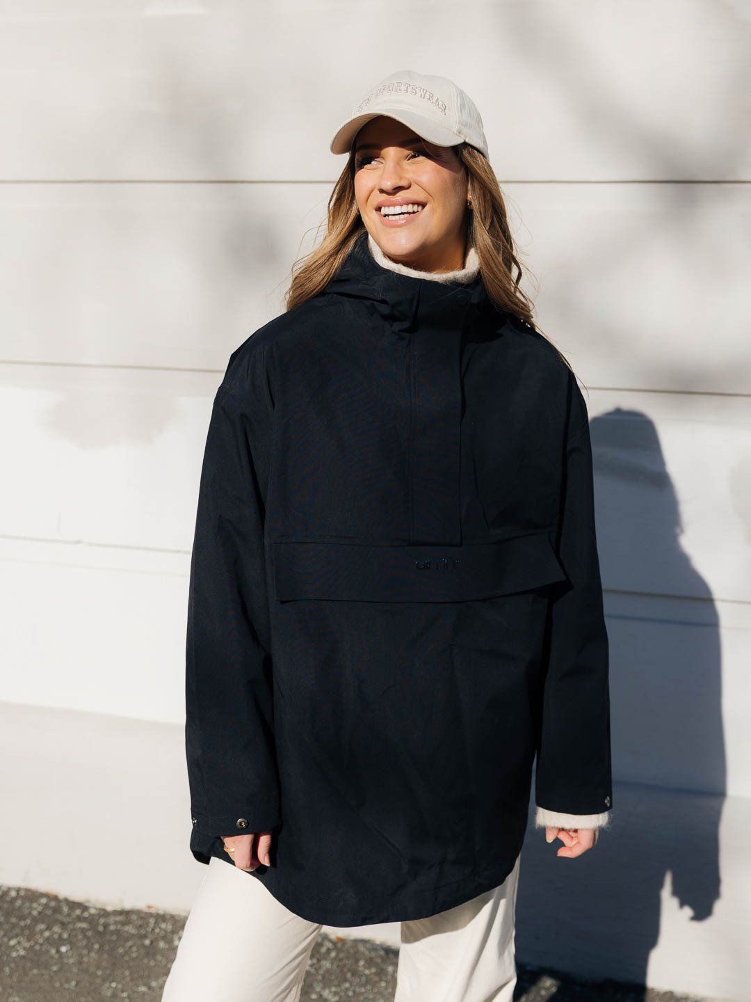 Aim'n Oversized Anorak Black