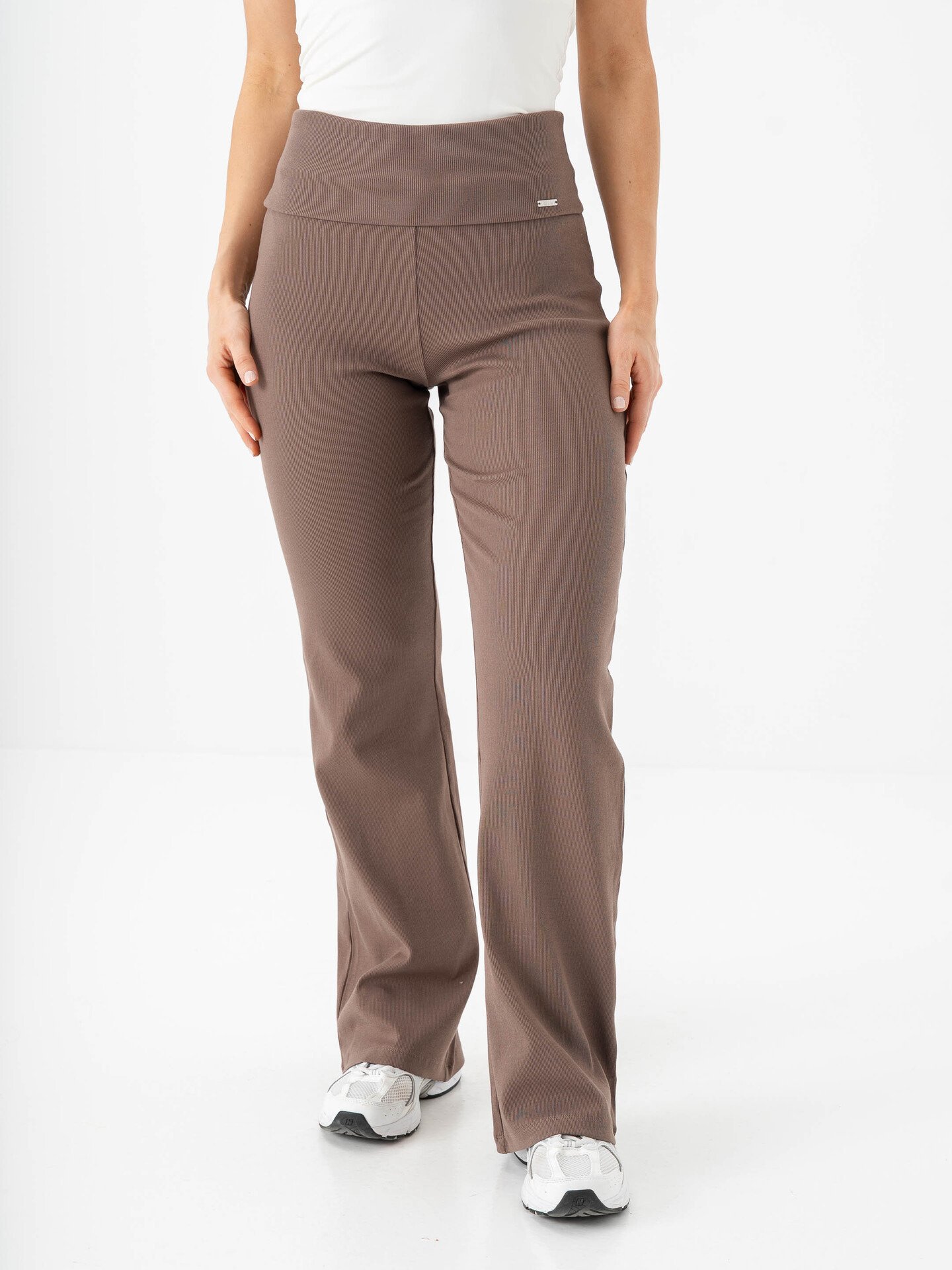 Aim'n Ease Ribbed Pants Macchiato