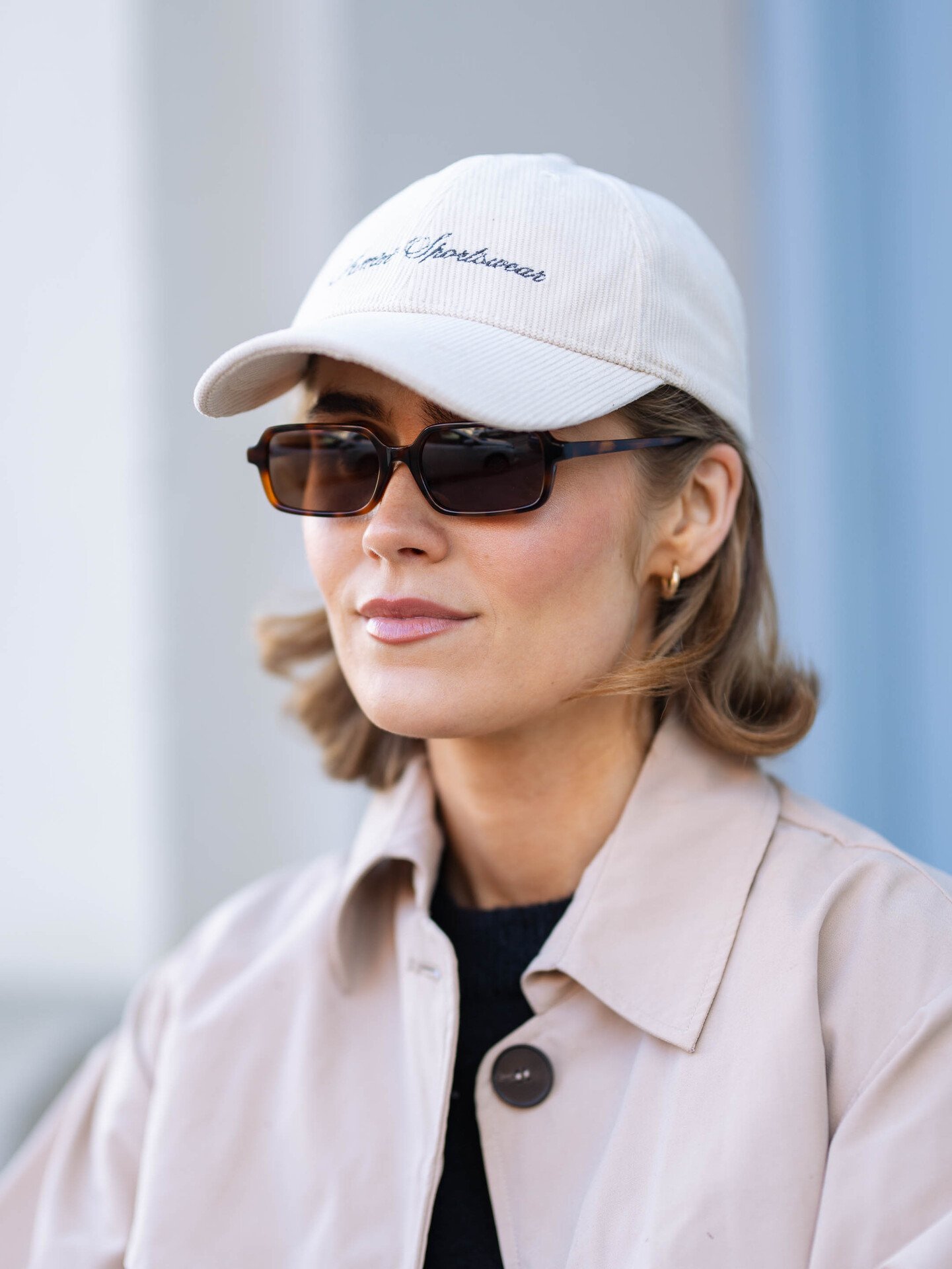 Aim'n Script Corduroy Cap Café Au Lait / Shadow Grey