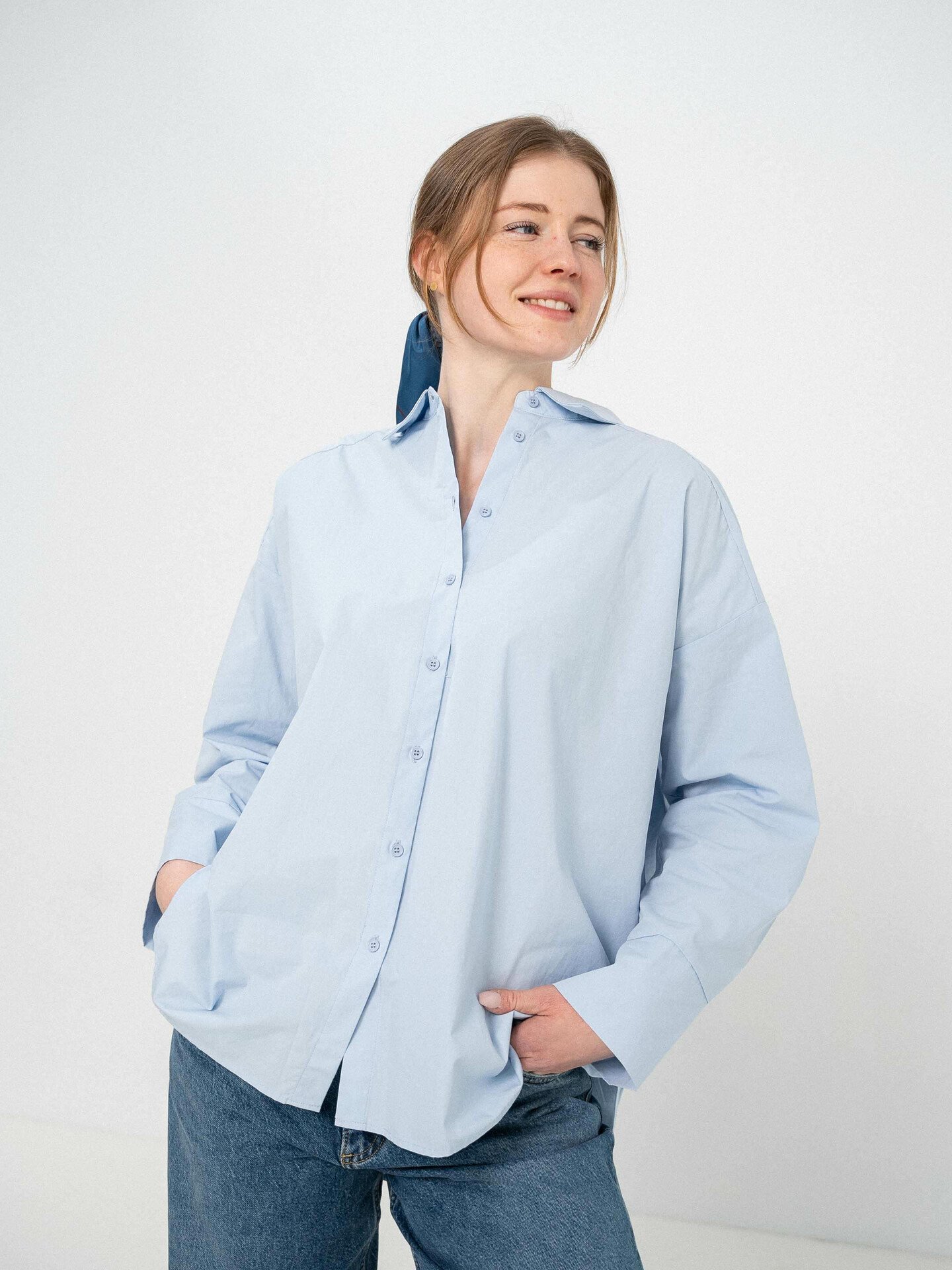 A-View Magnolia Shirt Light Blue
