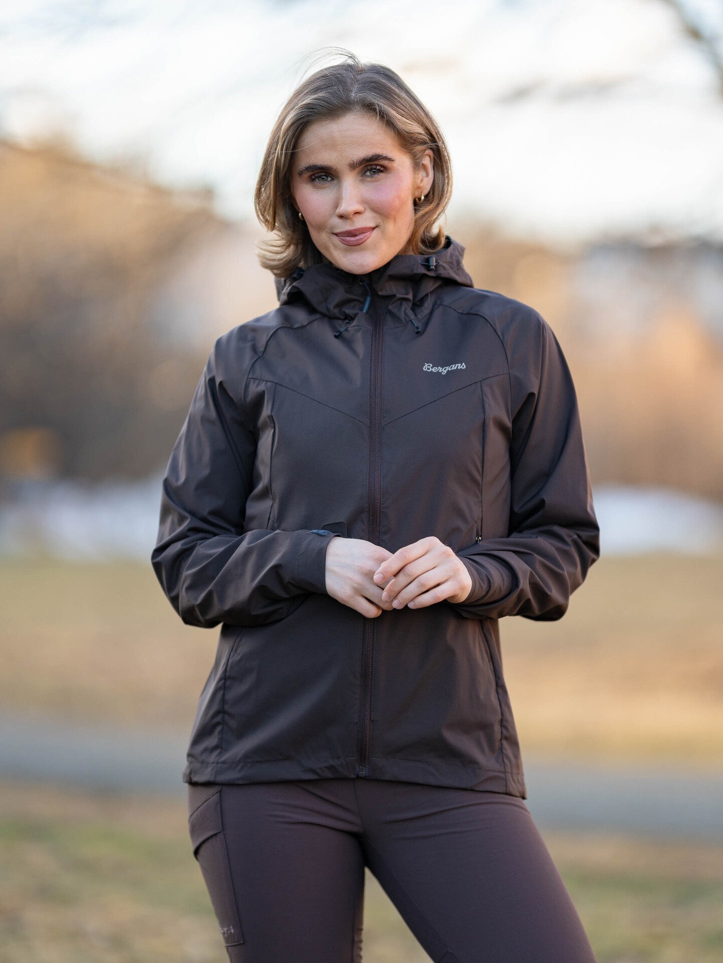 Bergans Microlight Jacket Women Dark Chocolate