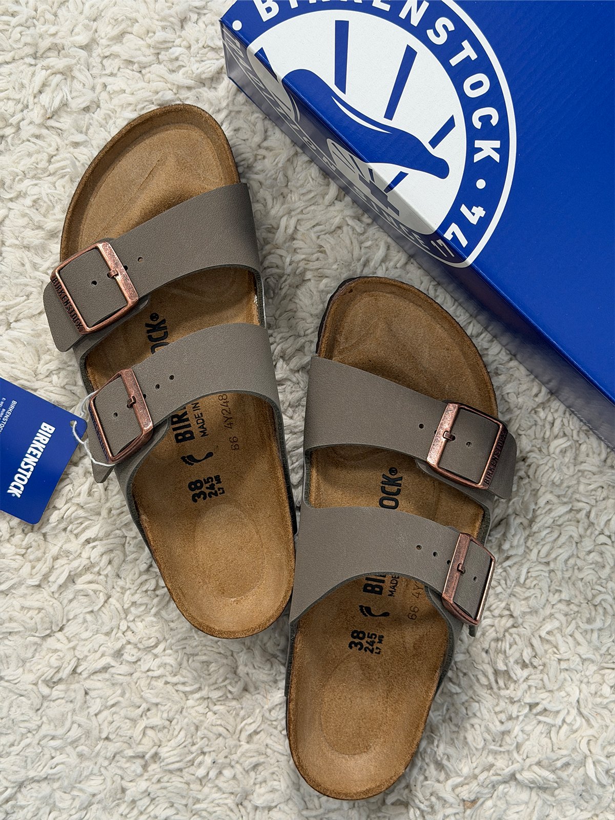 Birkenstock Arizona Birko-Flor Dark Brown