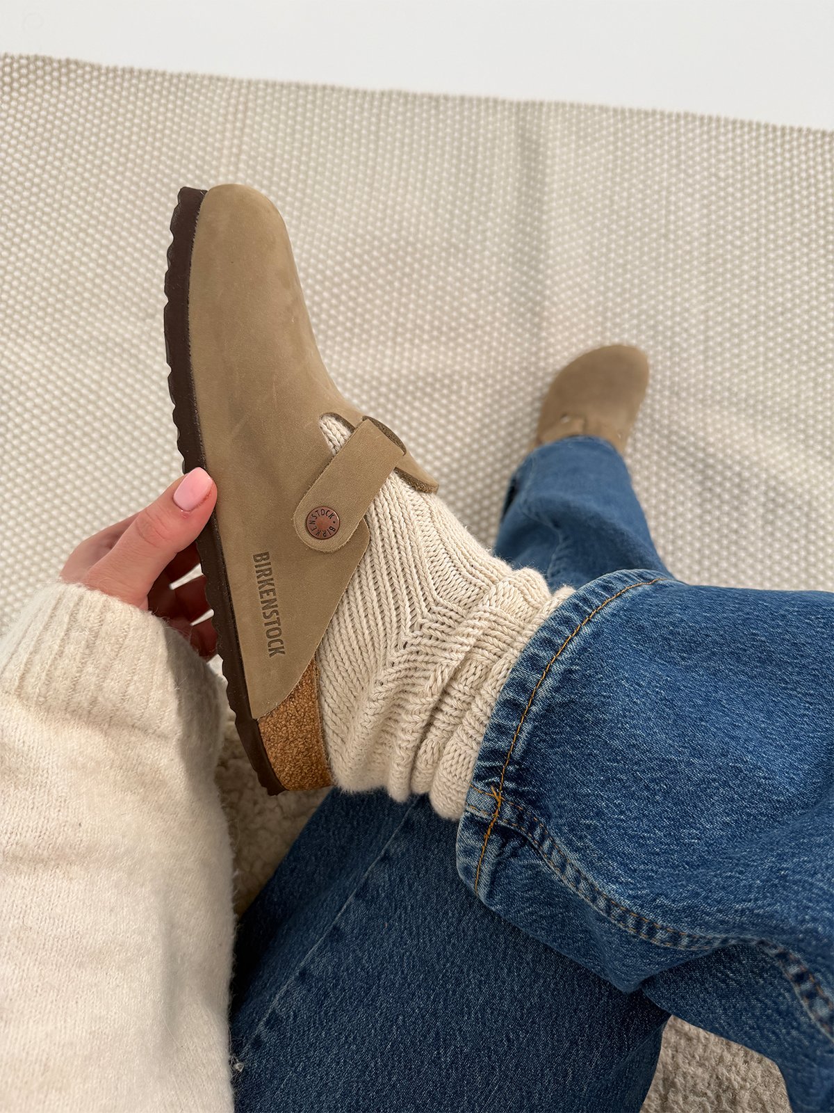 Birkenstock Boston Oiled Leather Tobacco Brown