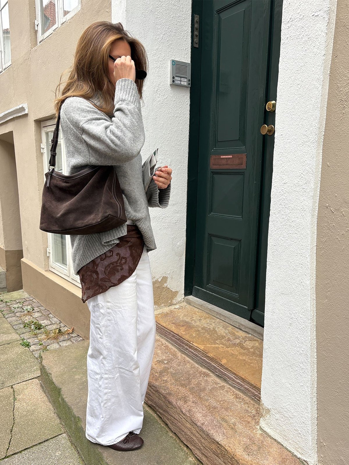 Becksöndergaard Suede Ginni Medi Bag Chocolate Torte