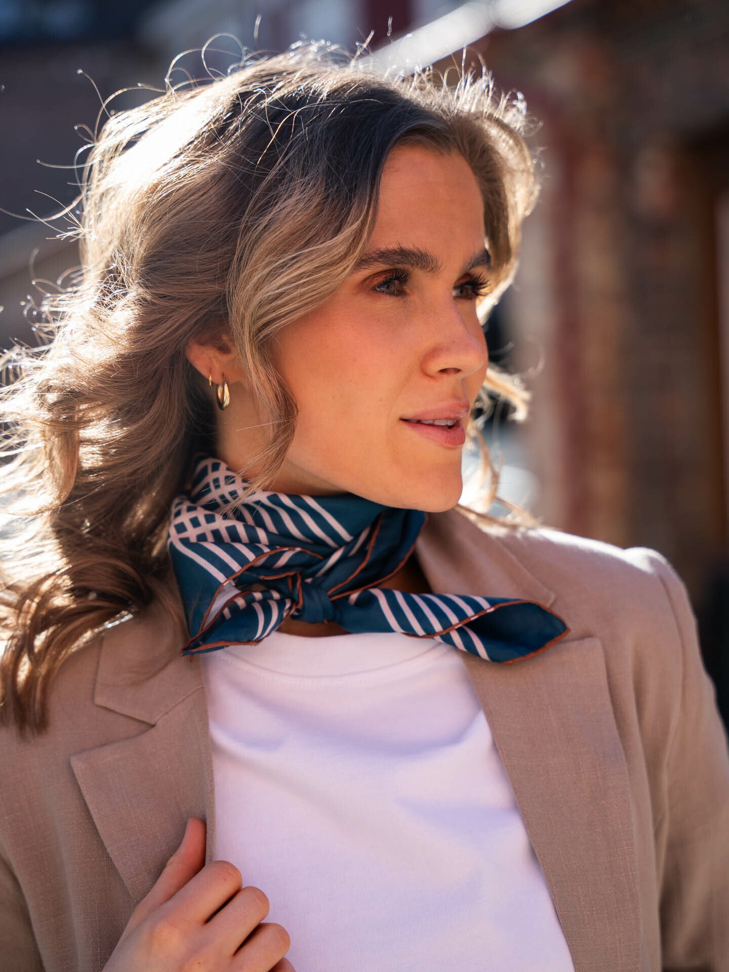 Becksöndergaard Zanla Sia Scarf Legion Blue