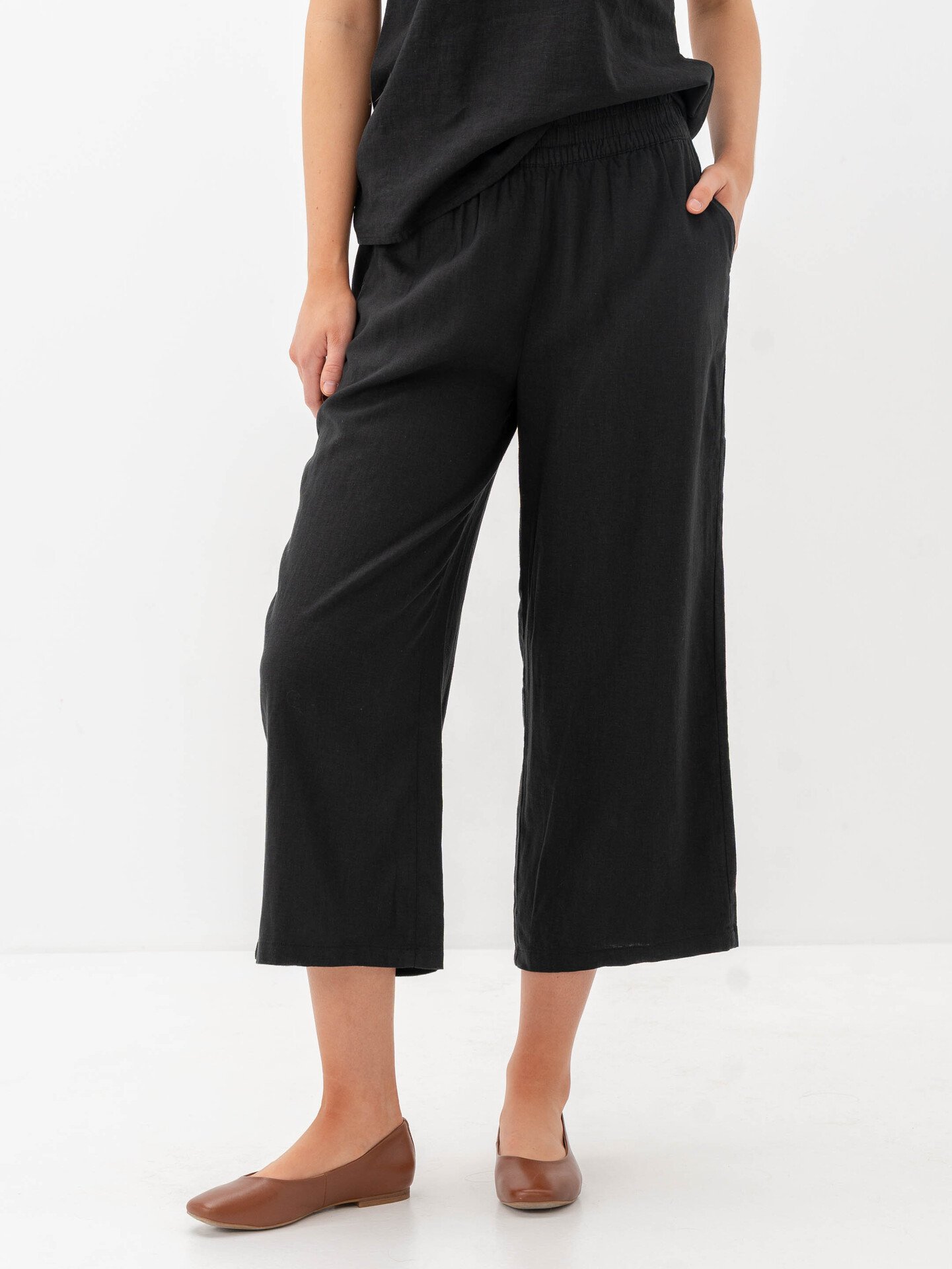 B.YOUNG Falakka Crop Pants Black