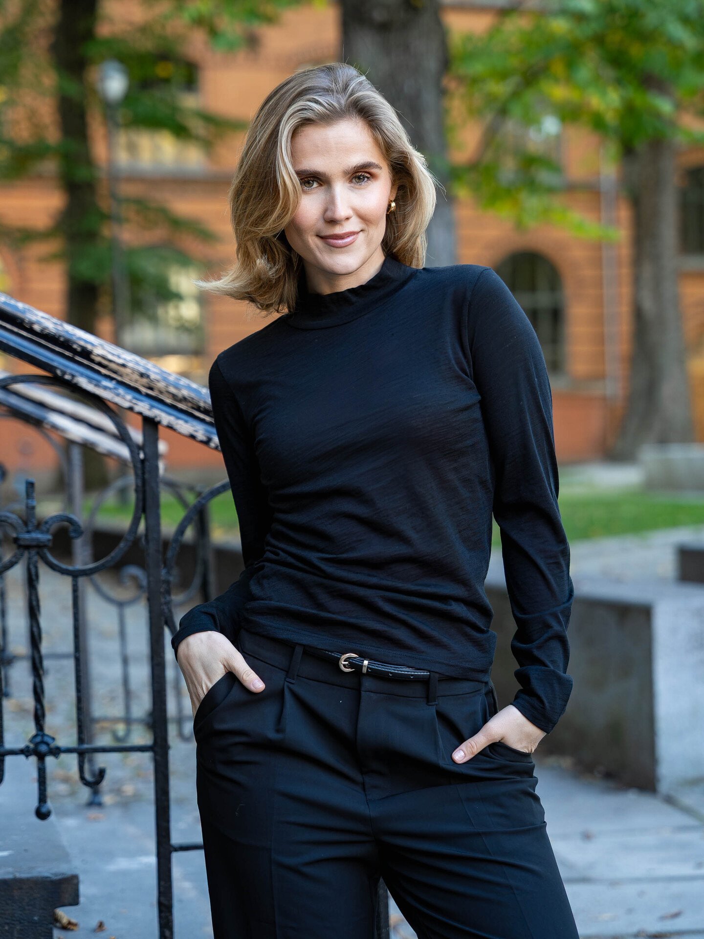 Comprimé Wool Turtleneck Black