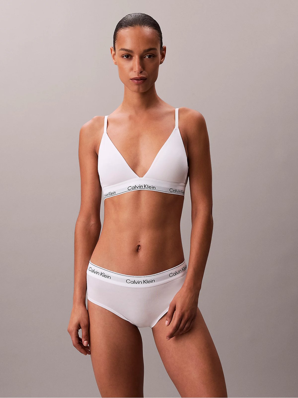 Calvin Klein Lightly Lined Triangle White