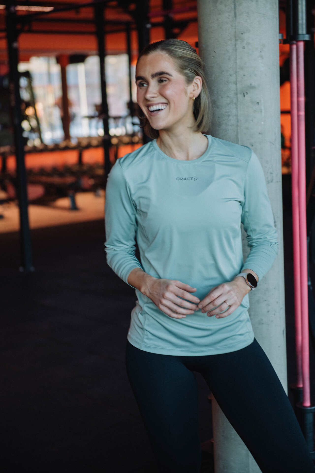 Craft Advance Essence Long Sleeve Tee 2 Glacial