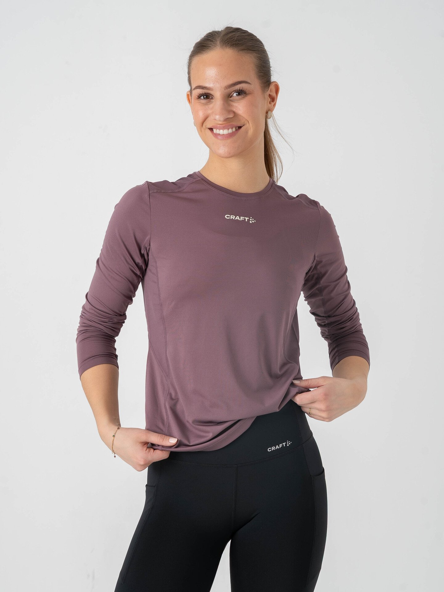 Craft Advance Essence Long Sleeve Tee 2 Flint