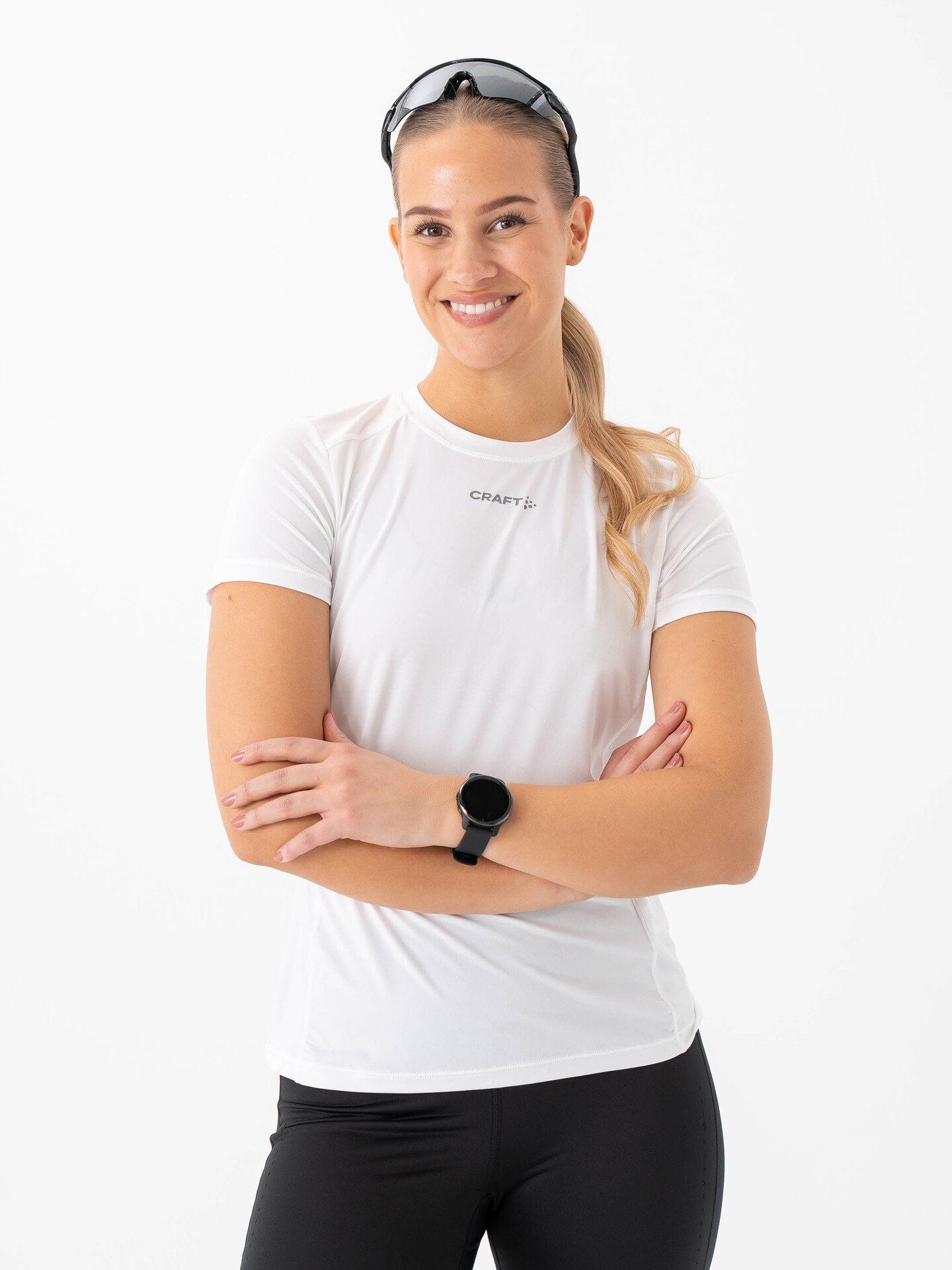 Craft Advance Essence Short Sleeve Tee 2 White