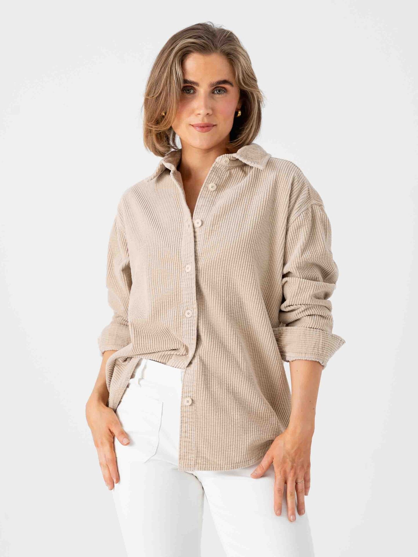 American Vintage Padow Long Sleeve Shirt Mastic