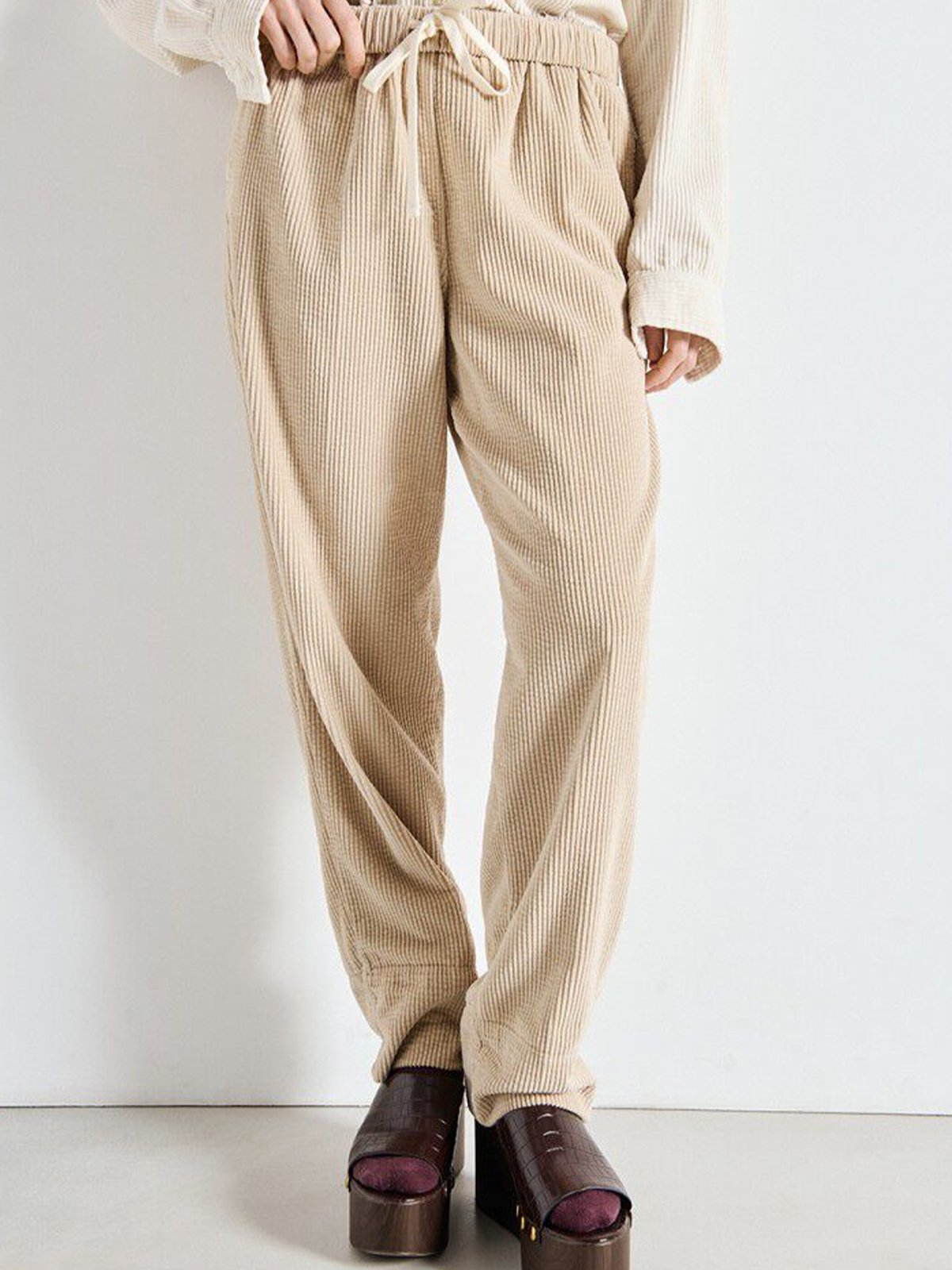 American Vintage Padow Pants Mastic