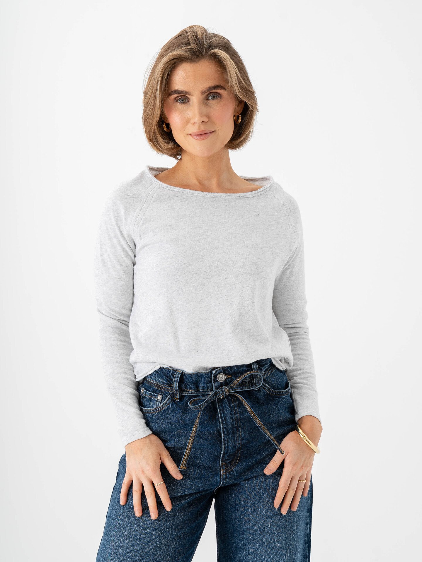 American Vintage Sonoma Long Sleeve Grå