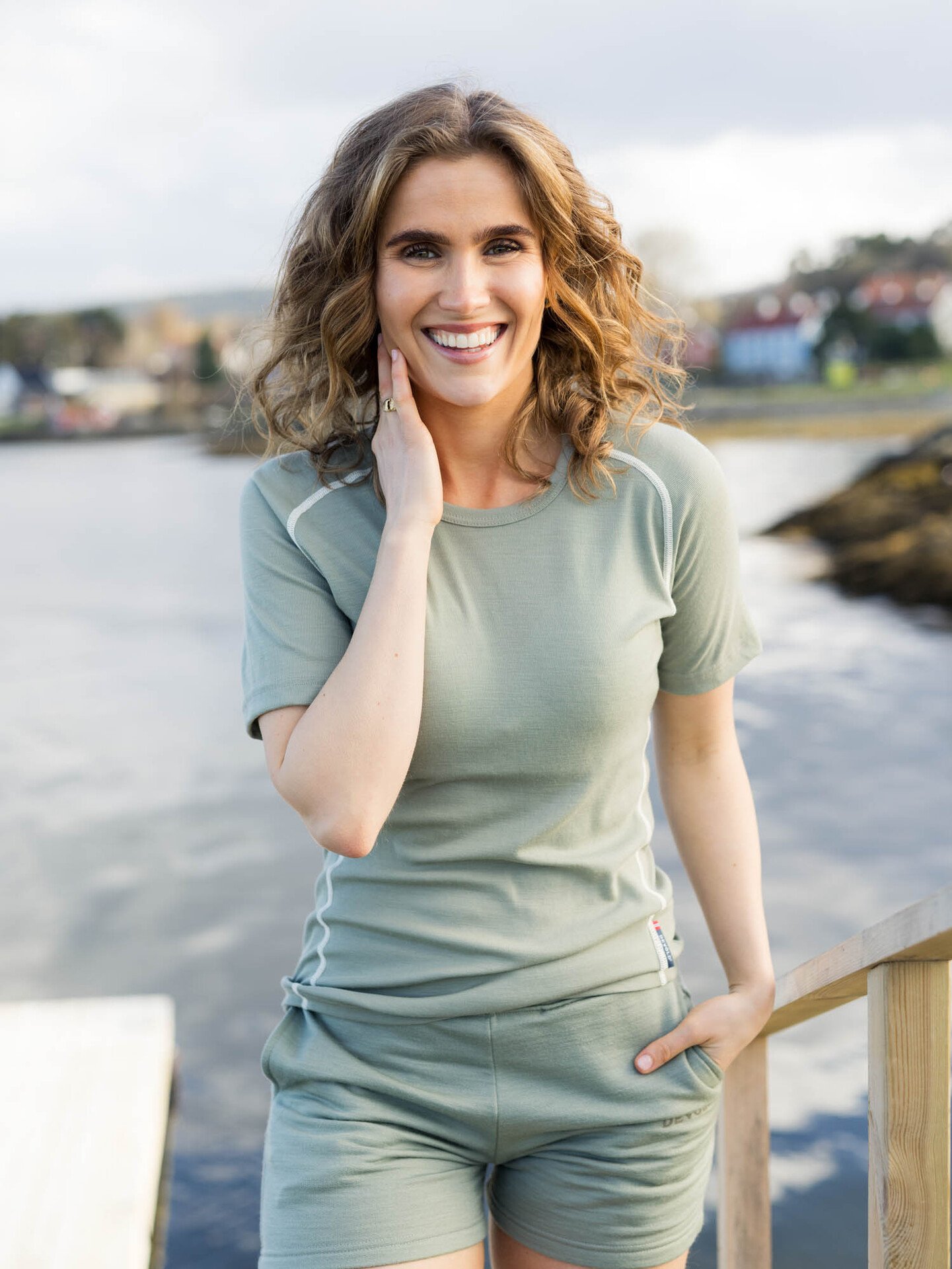 Devold Lauparen Merino 190 Base Tee Woman Fog