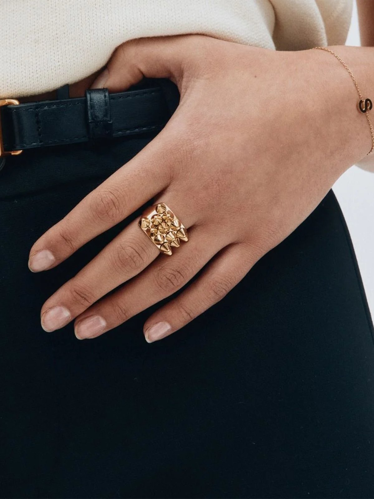 Edblad Peak Ring Gold Gold