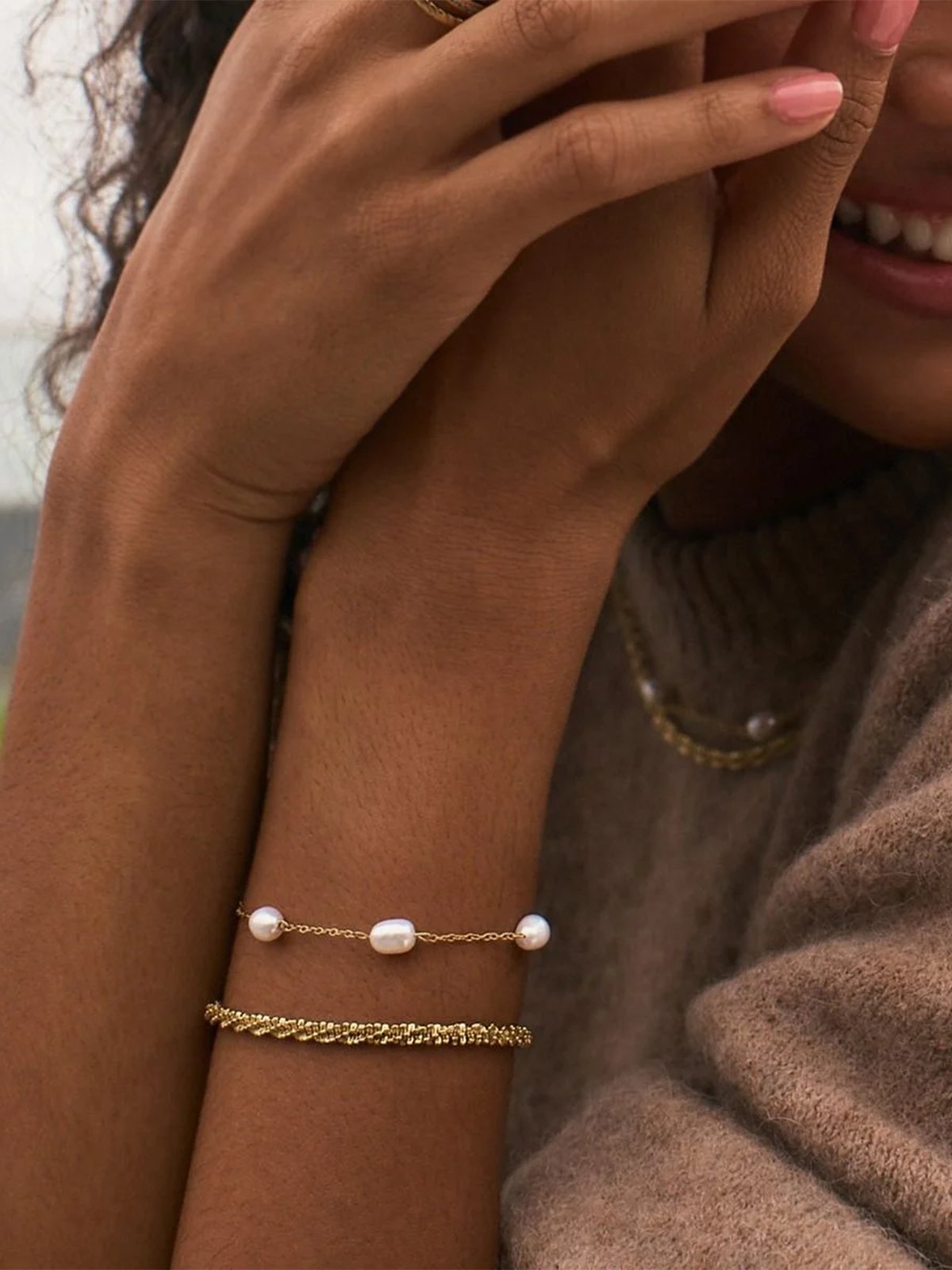 Edblad Perla Bracelet Multi Gold Gold