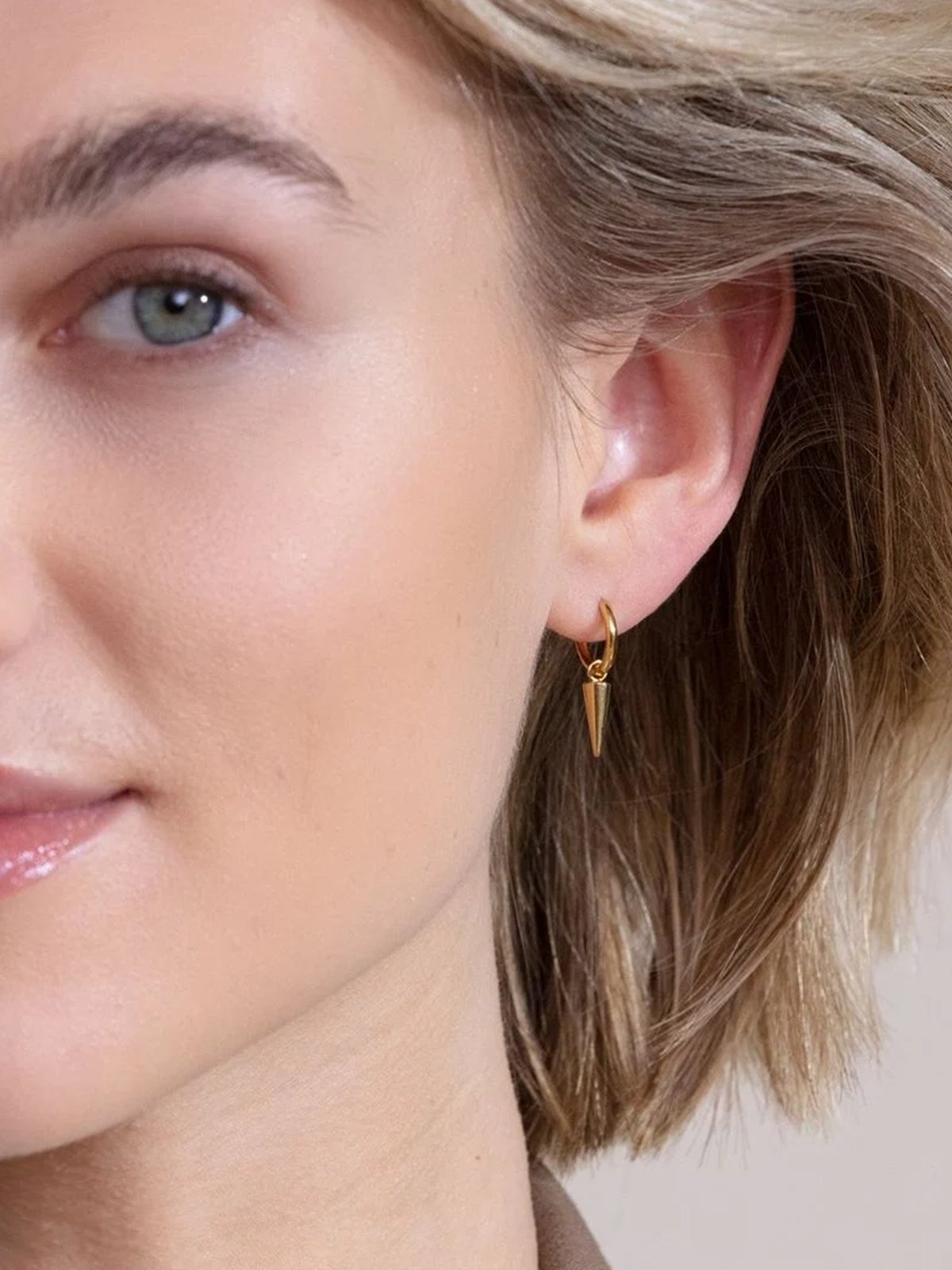 Edblad Peak Hoops Mini Gold Gold