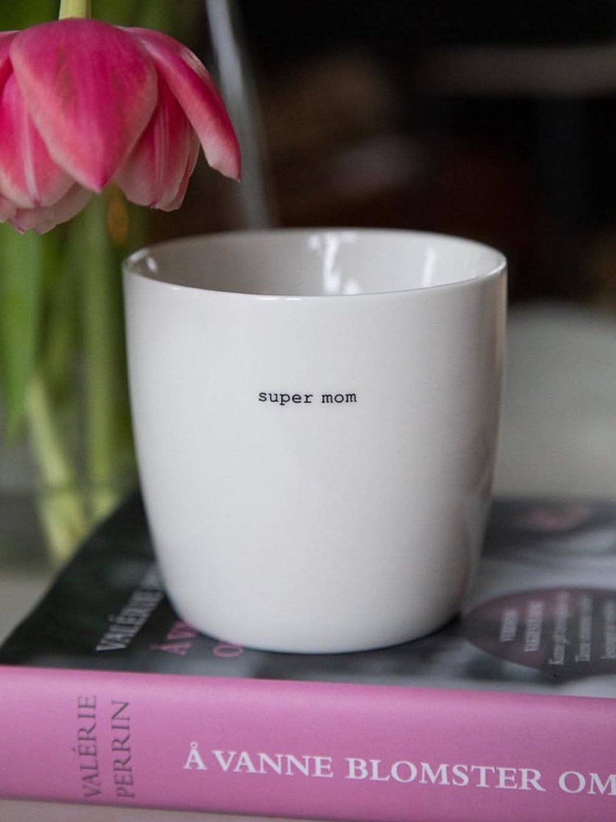 Sögne Krus Hvit Super Mom Hvit