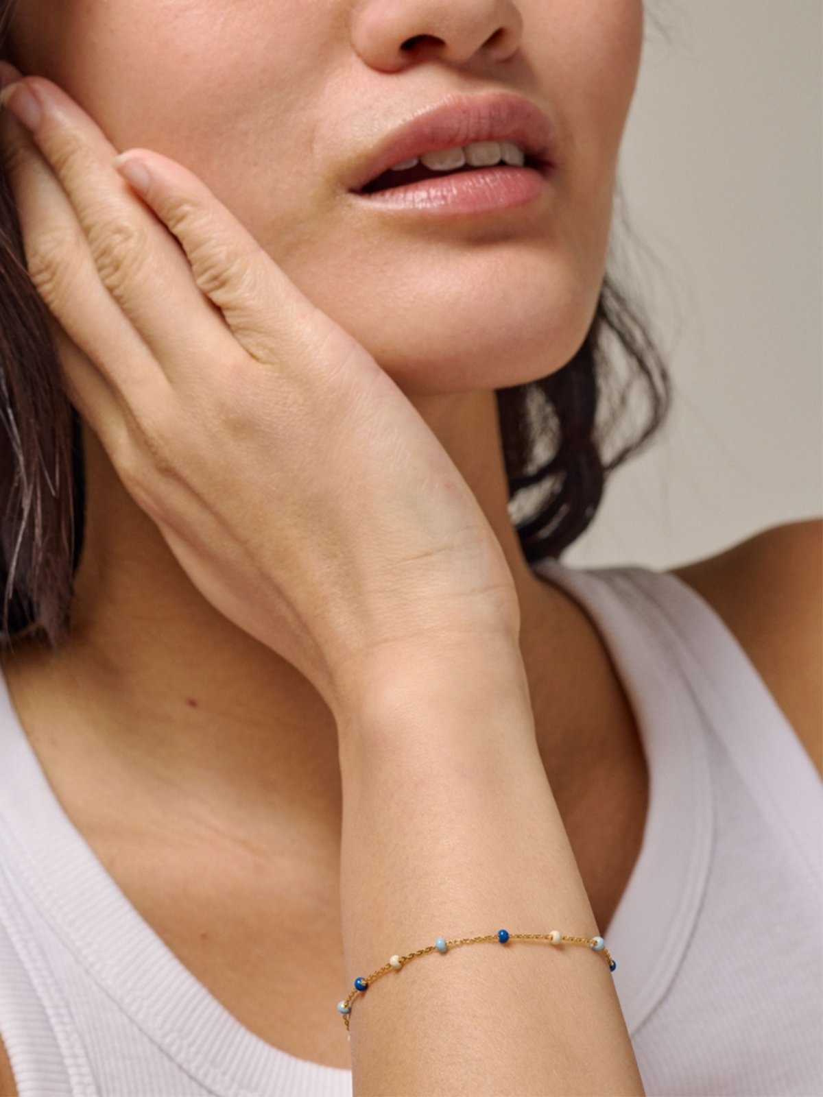 ENAMEL Copenhagen Lola Bracelet Blå