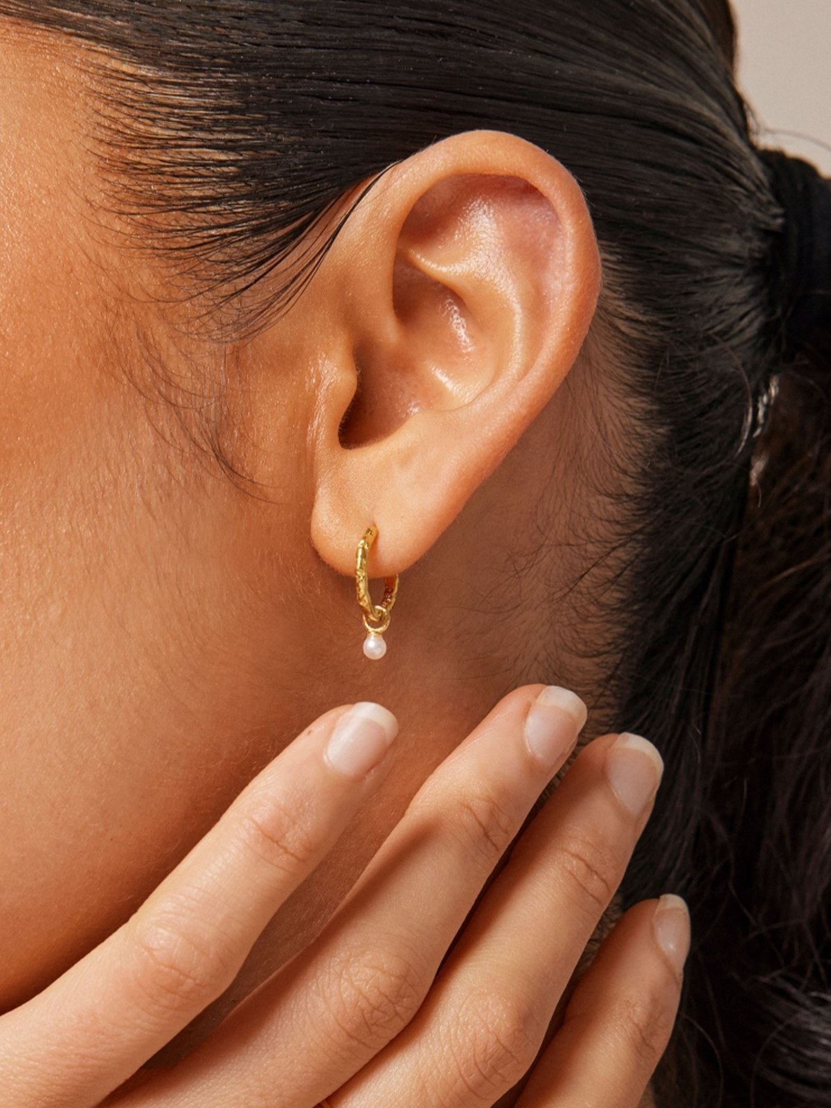 ENAMEL Copenhagen Belle Hoops Gull