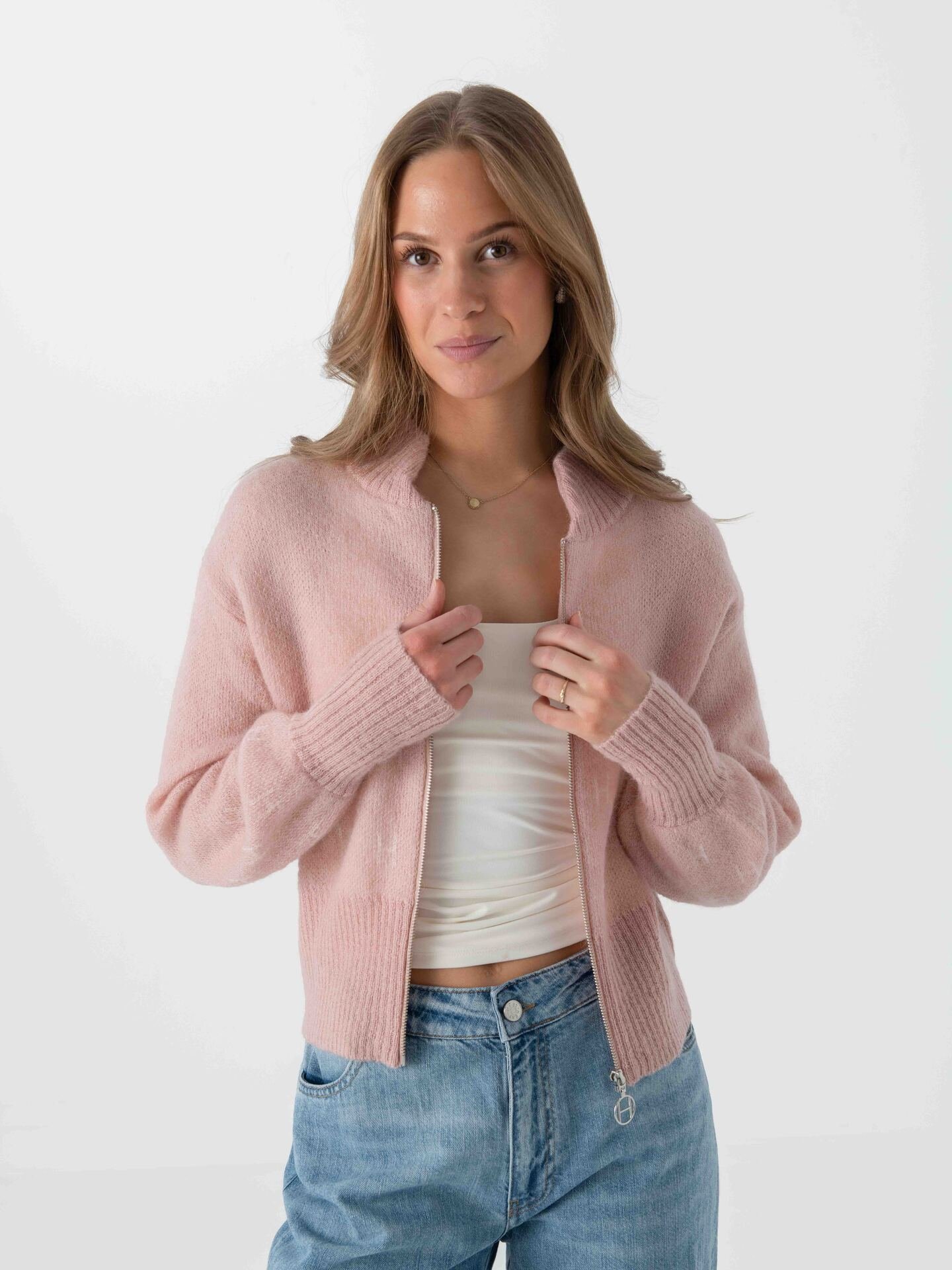 Hést Märtha Short Jacket Rose Smoke