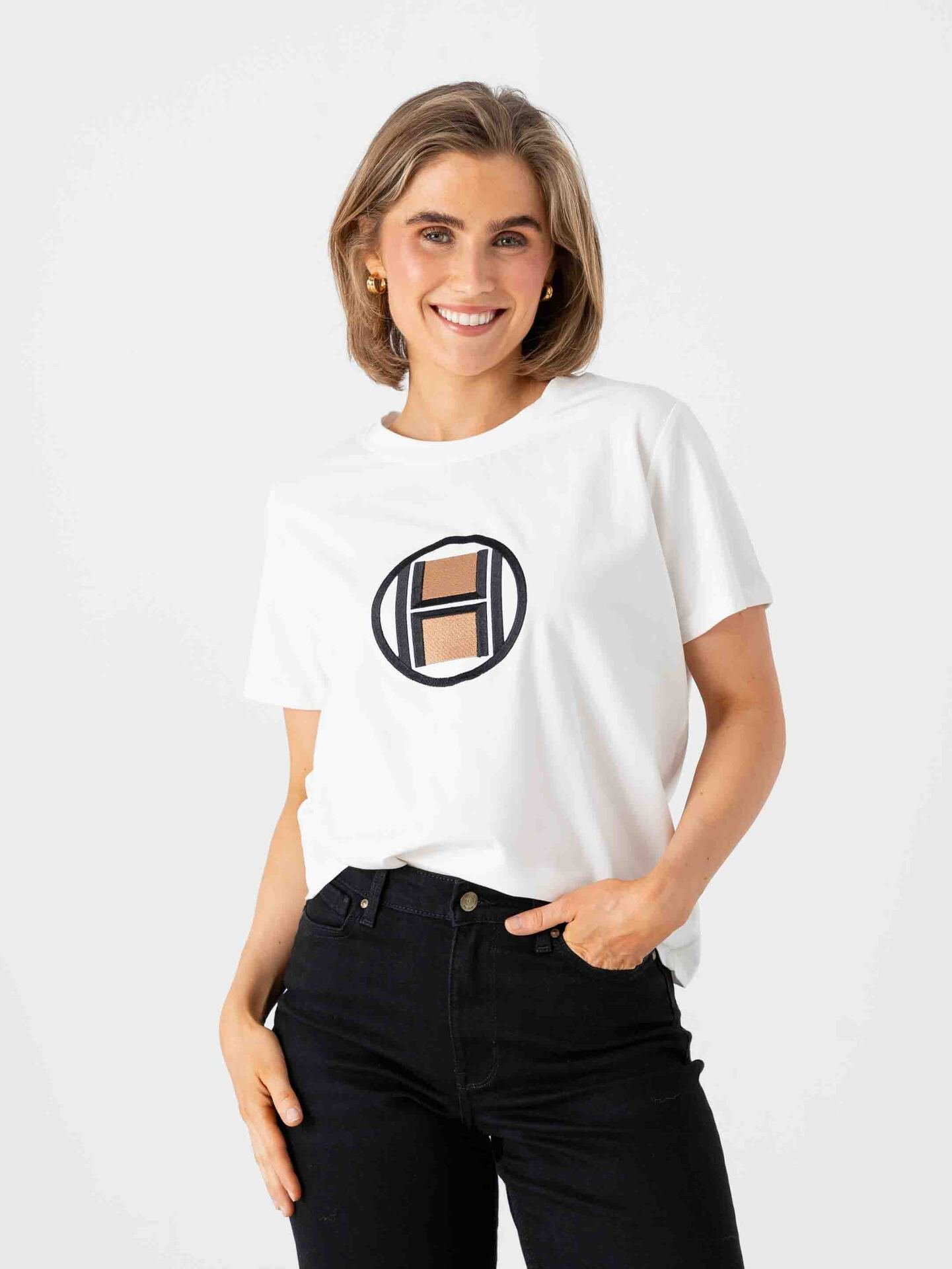 Hést Logo T-Shirt White Alyssum
