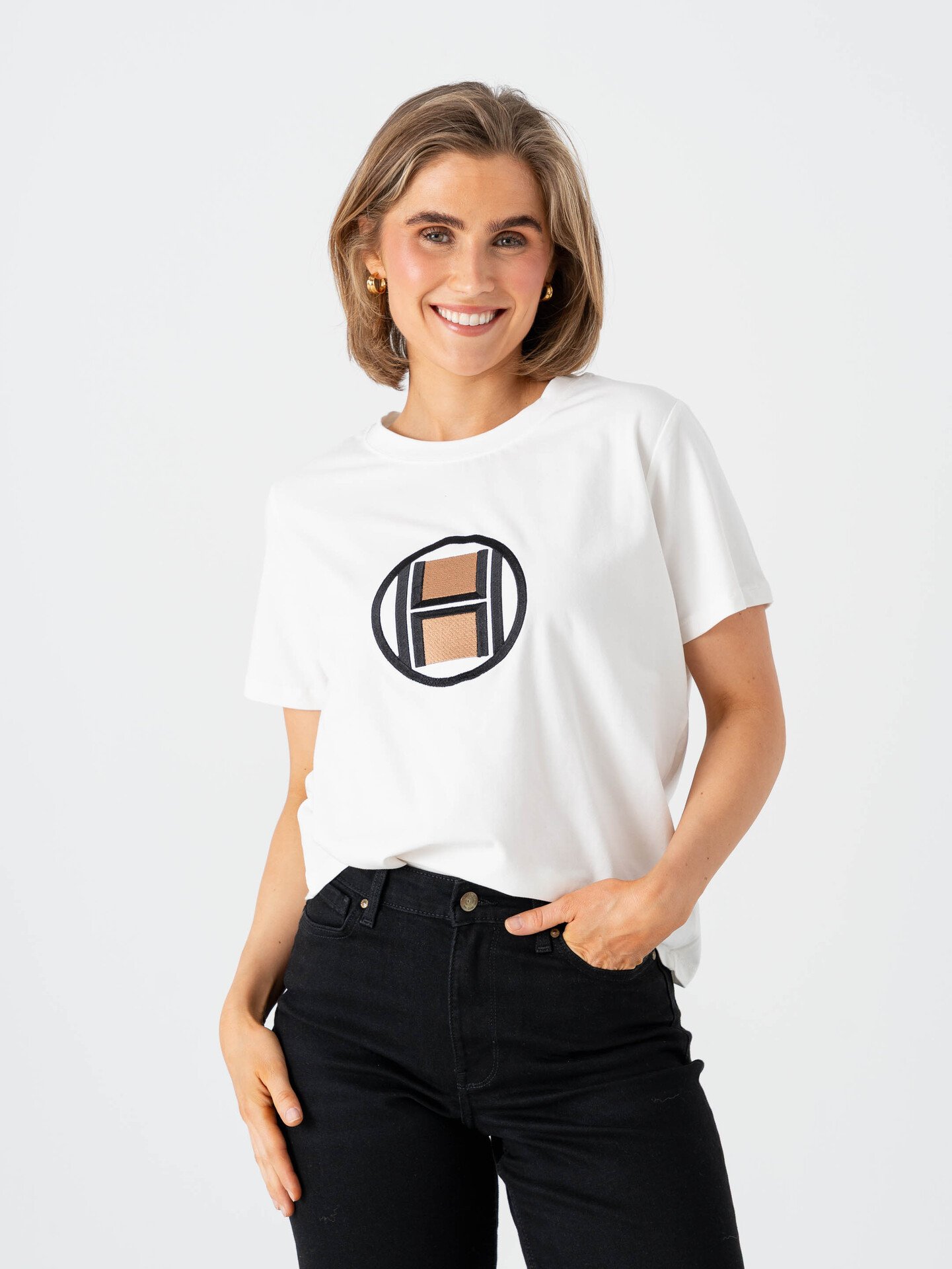 Hést Logo T-Shirt White Alyssum