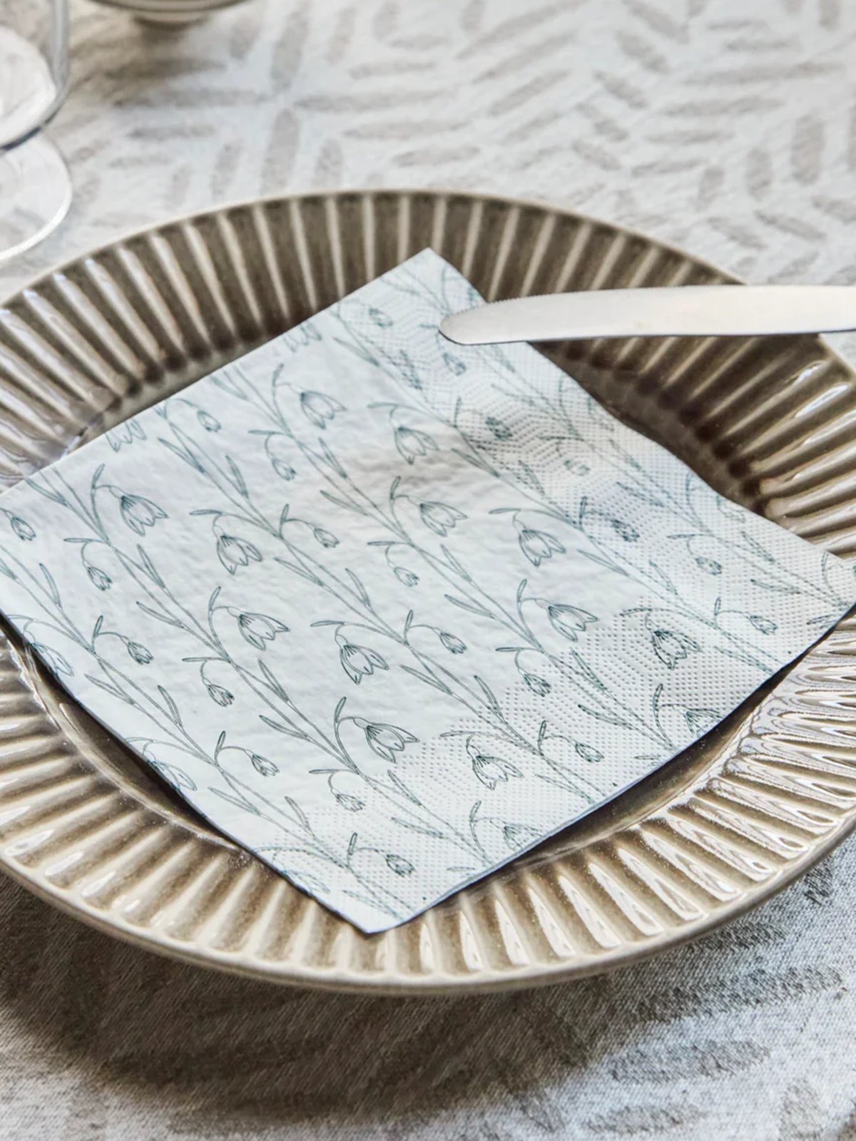 House Doctor Snowdrop Servietter White