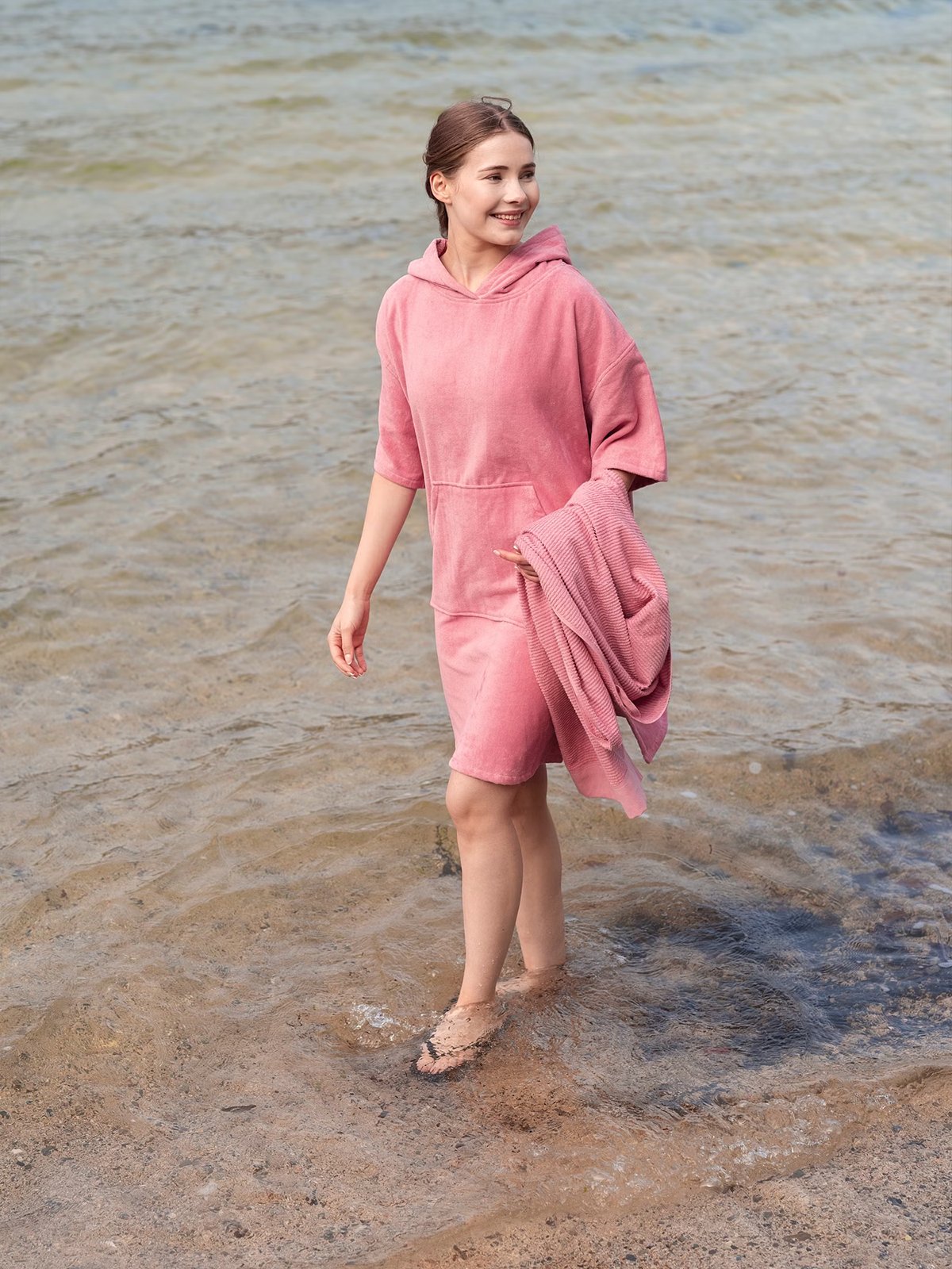 Høie Chill Badeponsjo Rosa