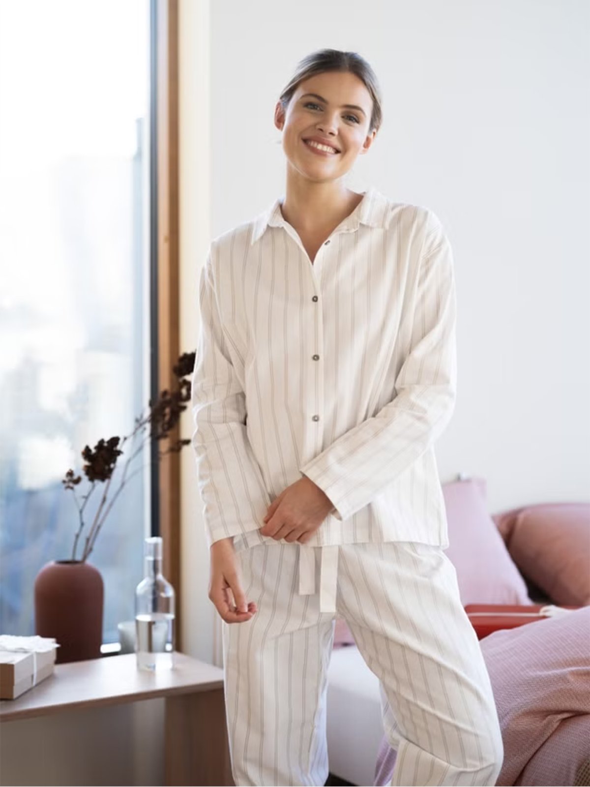 Høie Pilen Pysjamas Offwhite