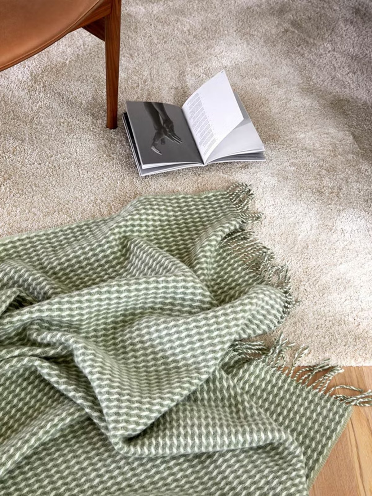 Høie Teide Pledd 120x180 cm Dempet Grønn