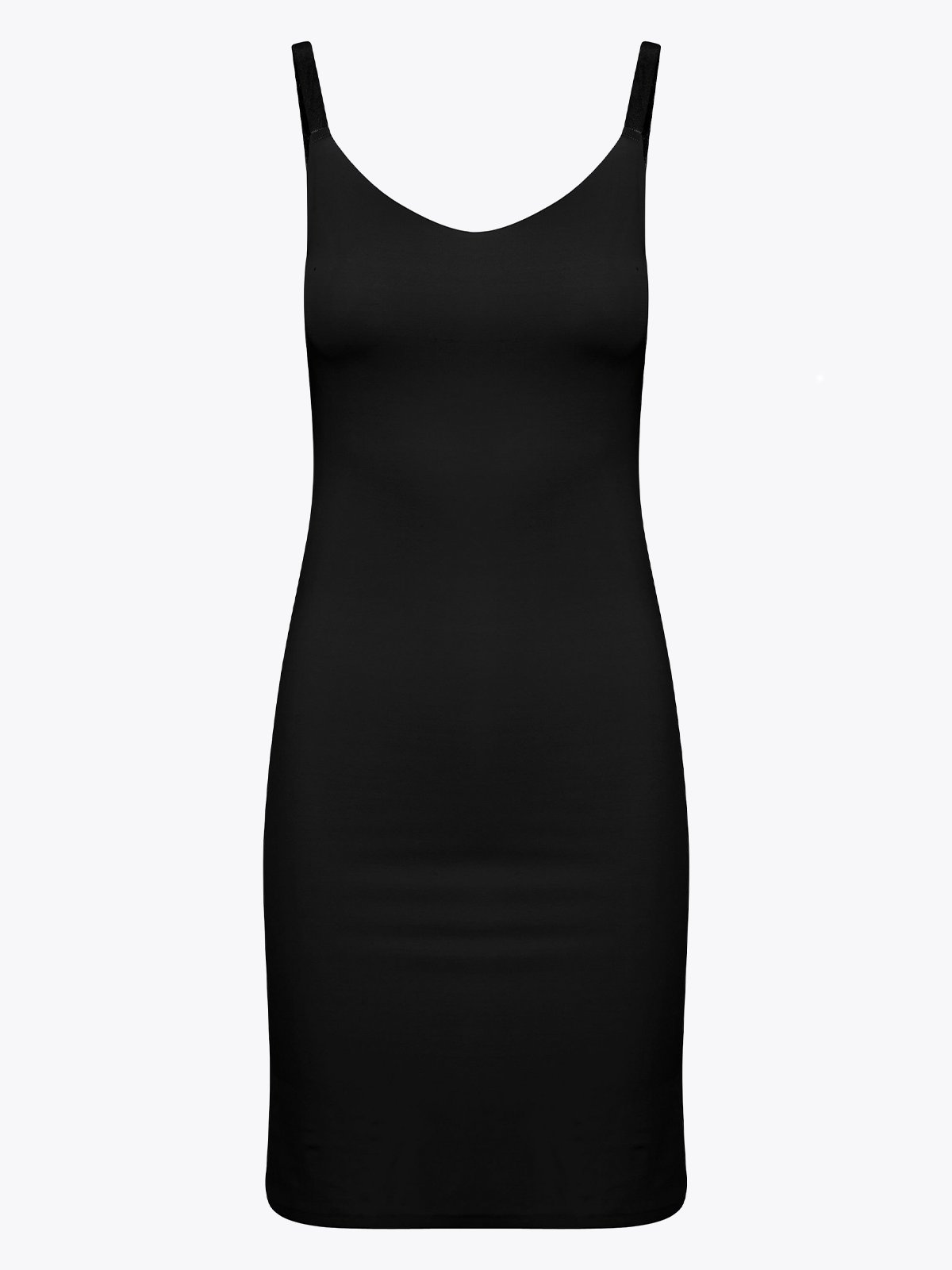 Ichi Siv Slip Dress Black