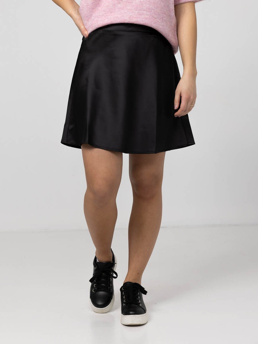 Ichi Floopi Skirt Black