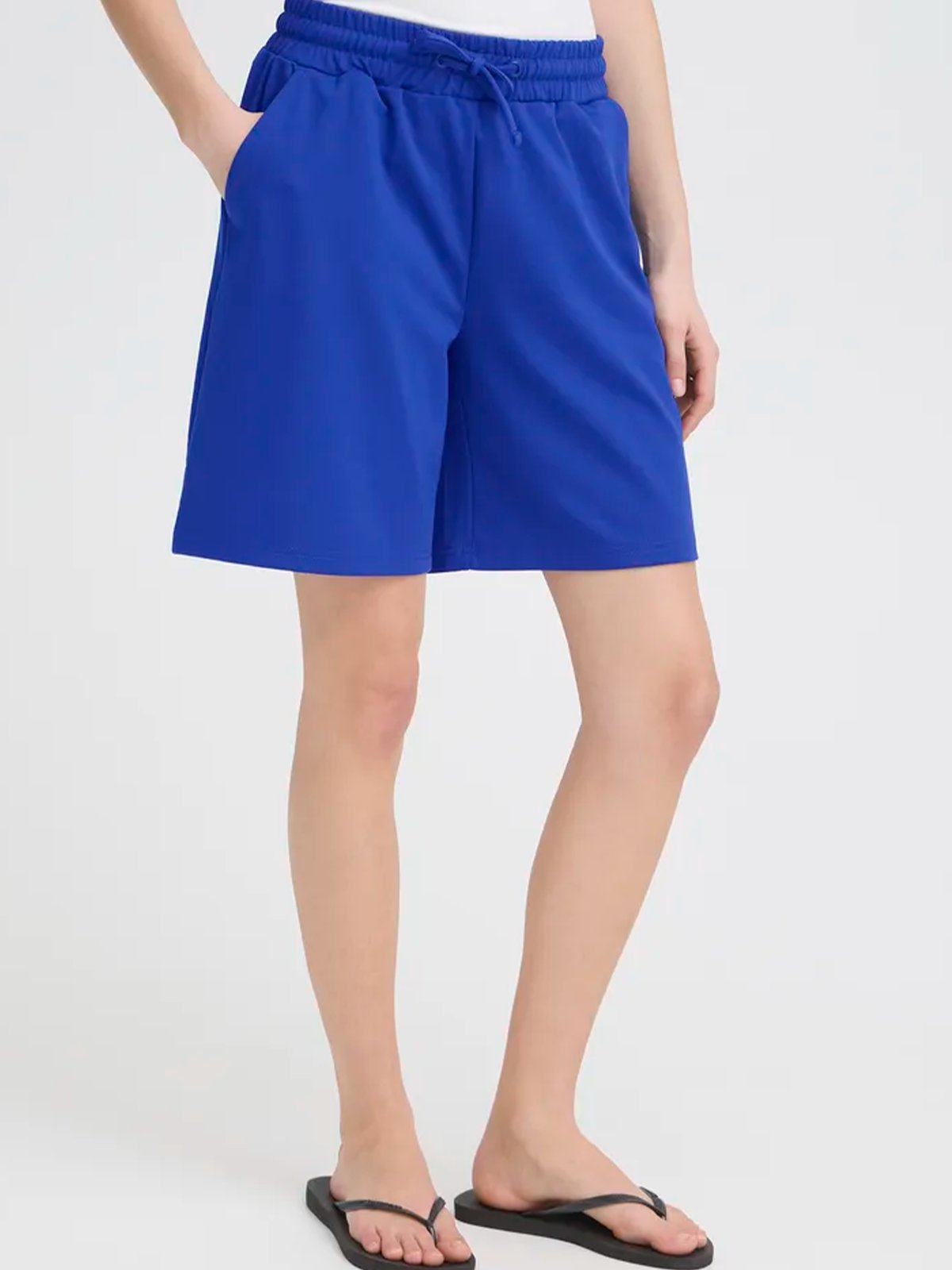 Ichi Kate Shorts Blå