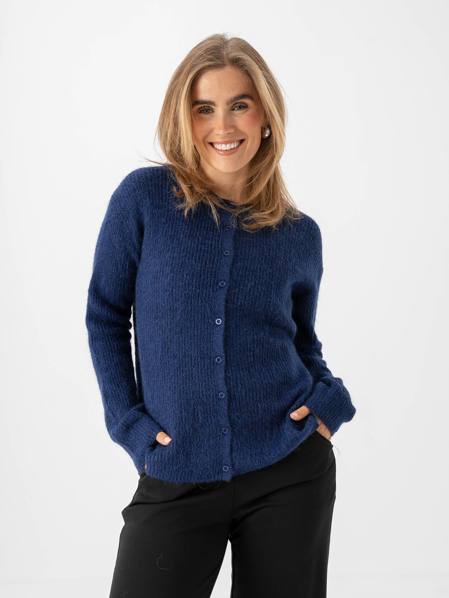 Ichi Kamara Cardigan13 Patriot Blue