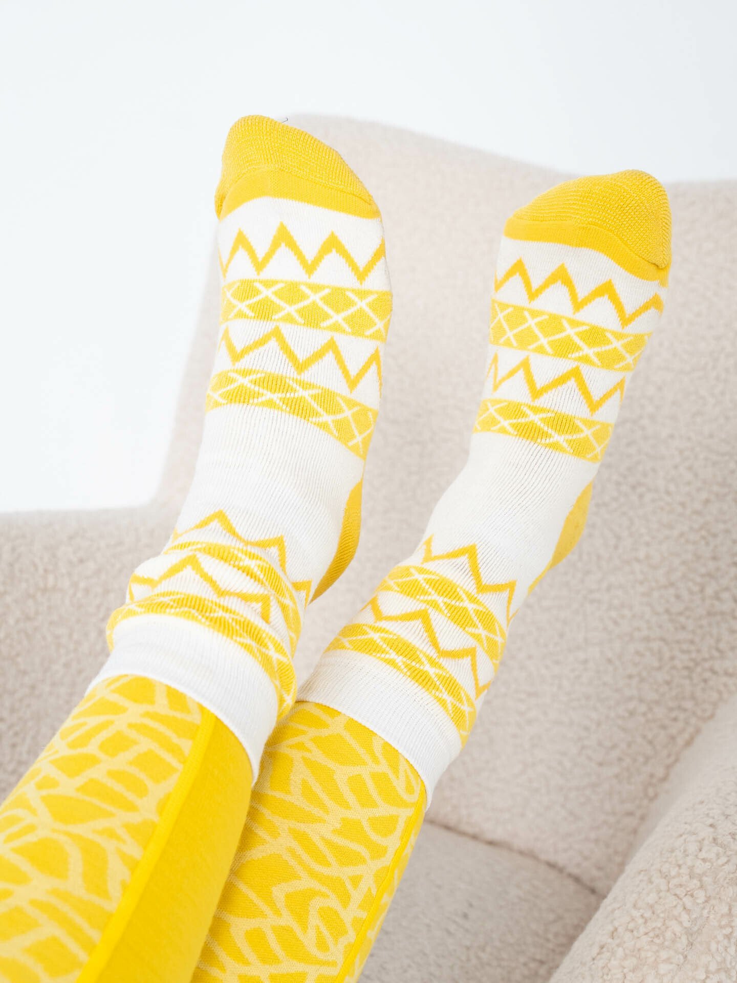 Johaug 2-pack Wool Socks Maize