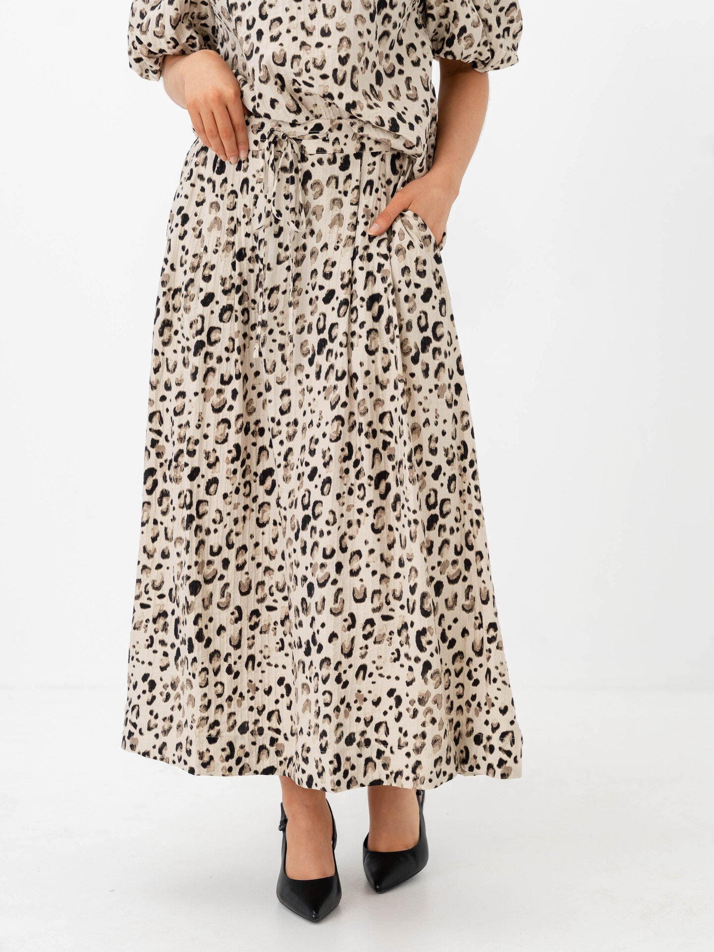 MSCH Copenhagen Alyona Viora Skirt Oatmeal Leo