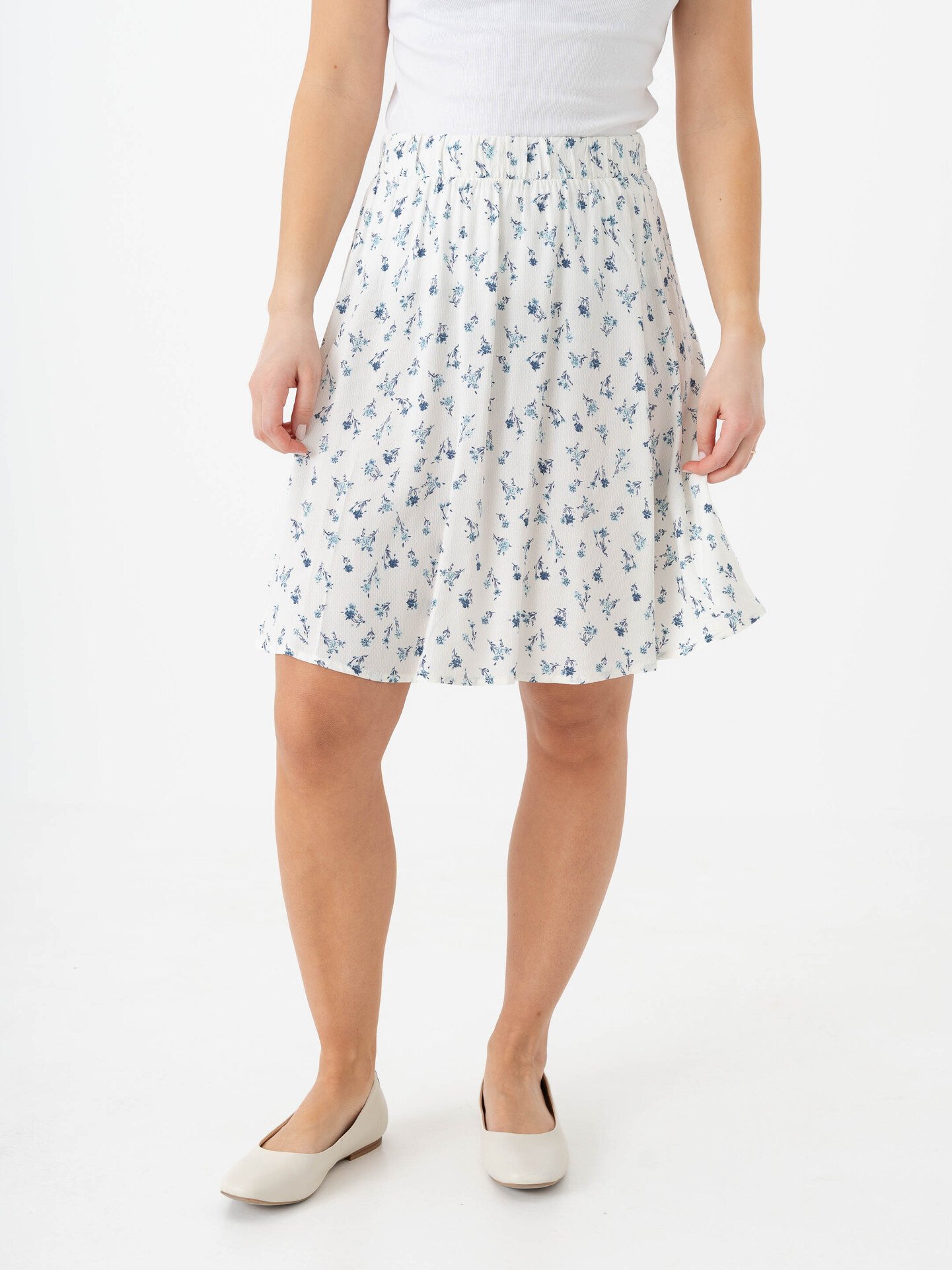 MSCH Copenhagen Amelina Vealine Skirt Aqua Haze Flower
