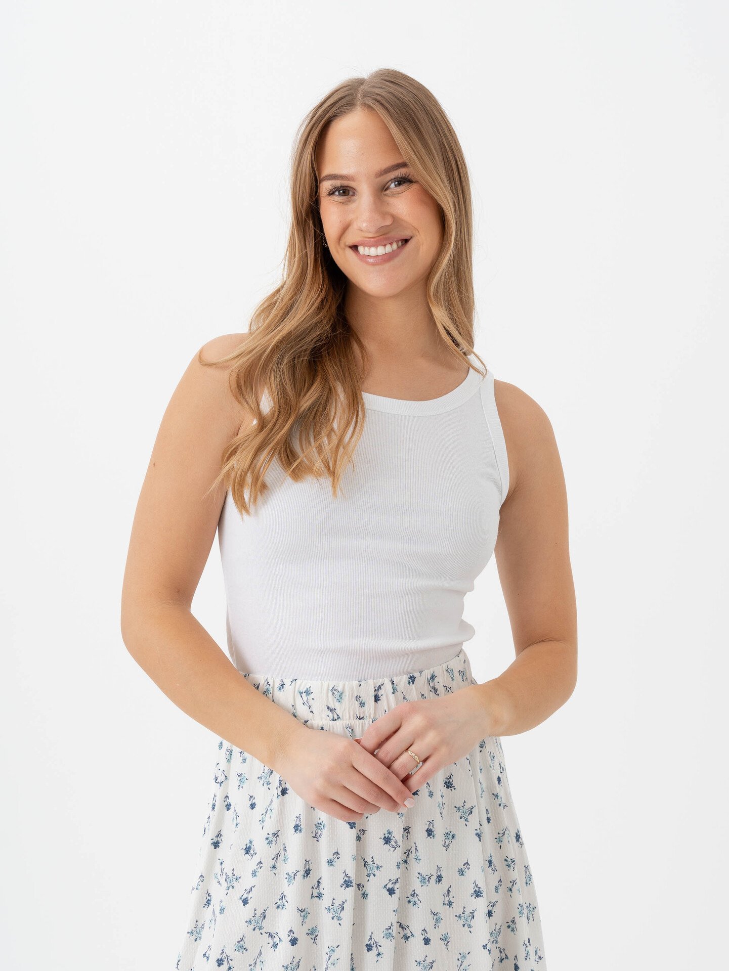 MSCH Copenhagen Gubbe Rasmia SL Top Bright White