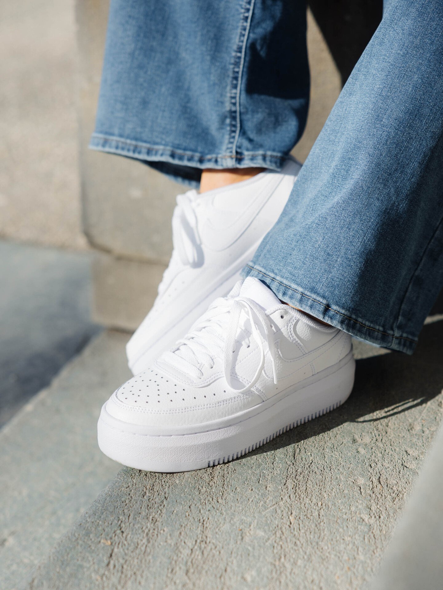 Nike Court Vision Alta Leather White