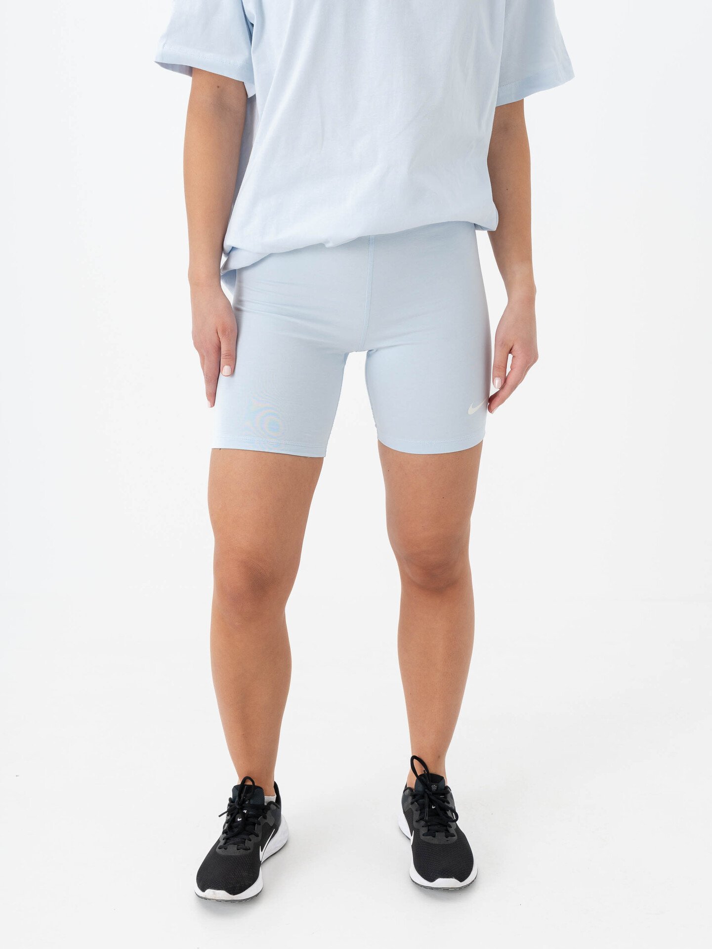 Nike Classic High-Rise 8" Shorts Blue Tint / Sail