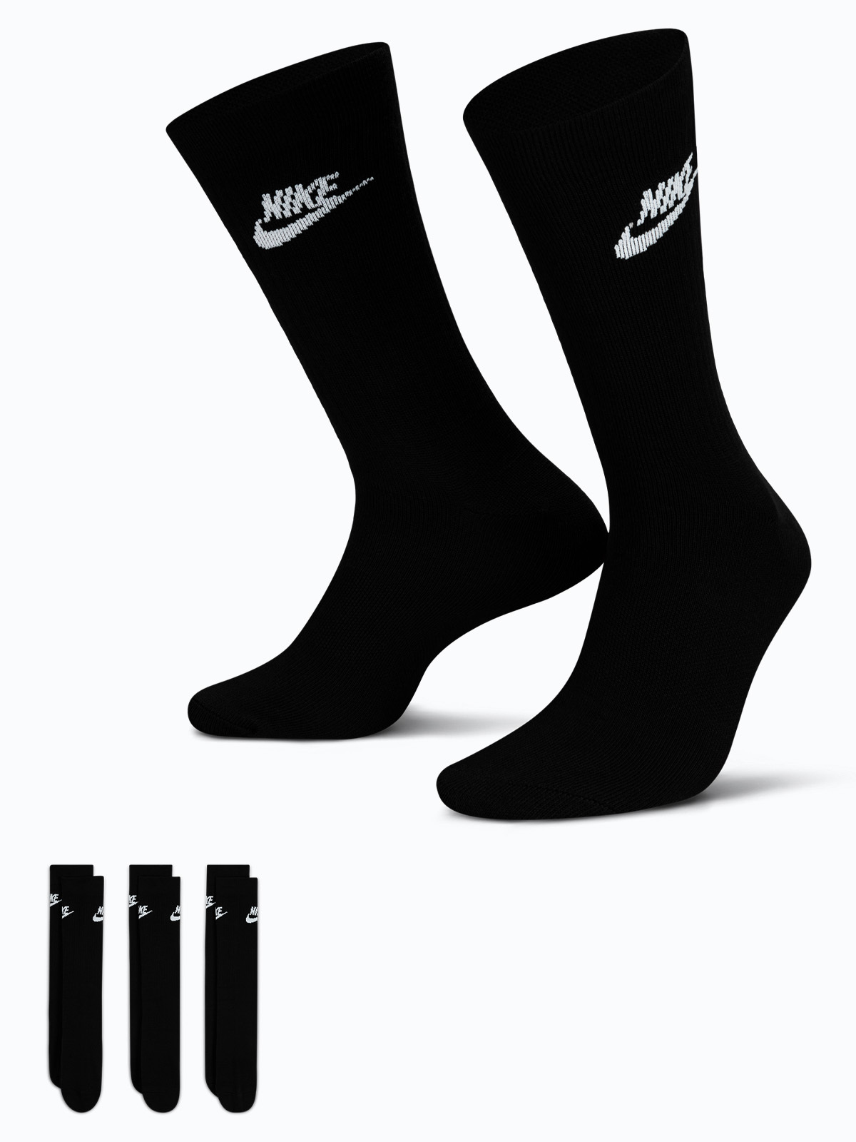 Nike Nike Sportswear Everyday Essential 3pk Black / White