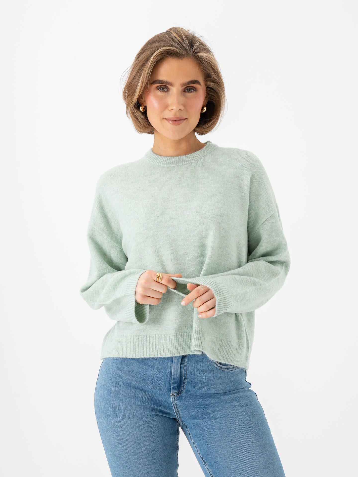Only Simoni Long Sleeve O-Neck Pullover Ether