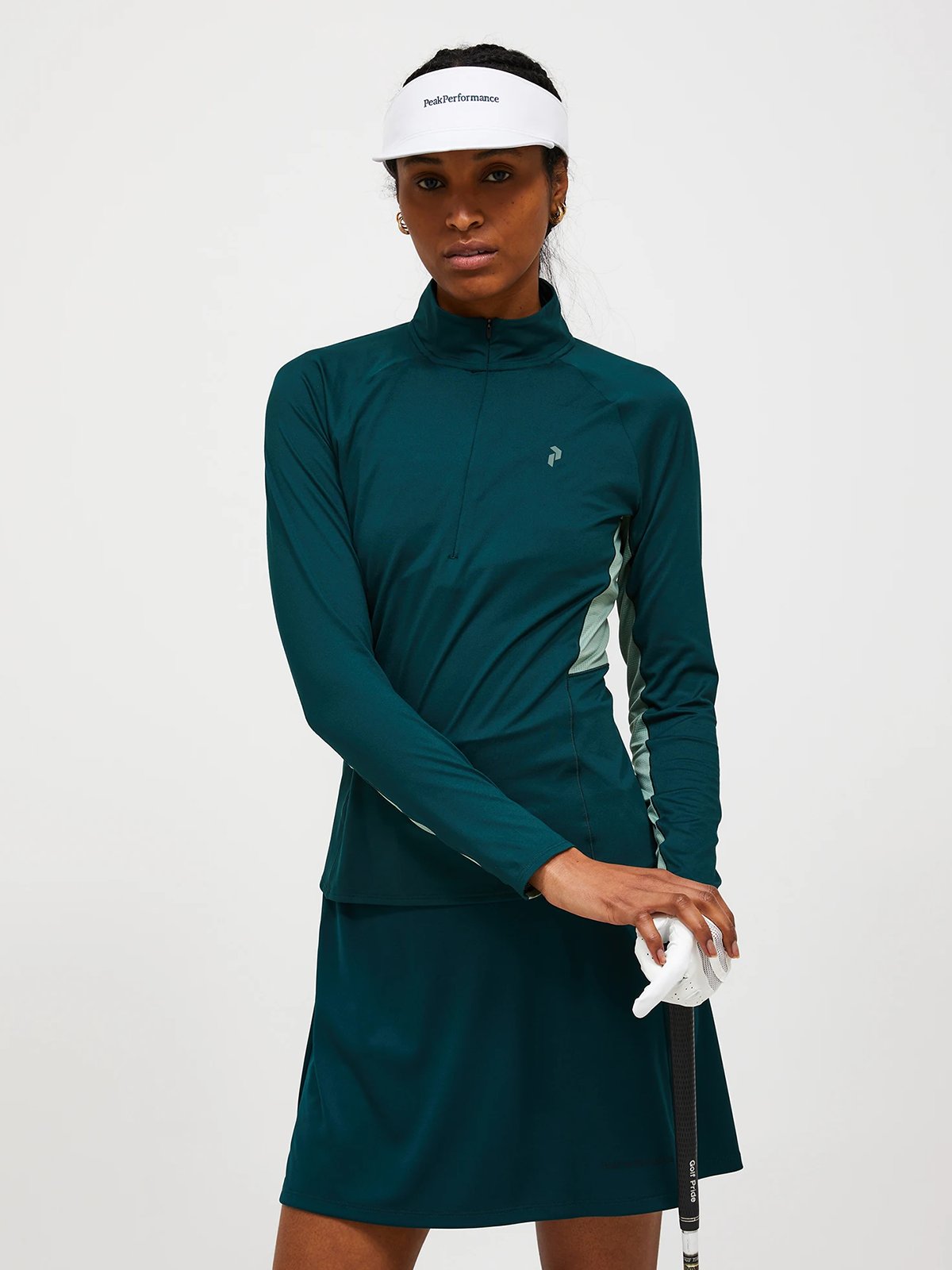 Peak Performance Core Half Zip Baselayer Women Ponderosa Pine / Green Valley